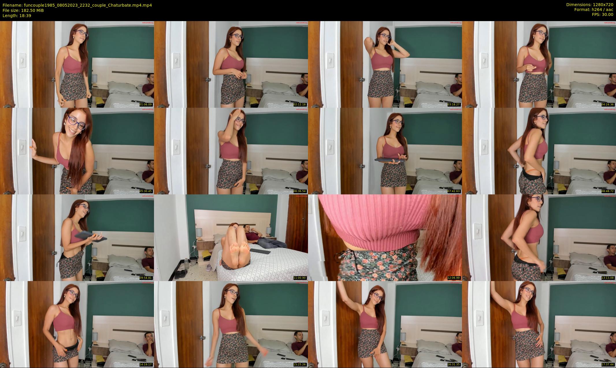 funcouple1985 — 19 minute Chaturbate couple cam show recording, 720p, May 8, 2023