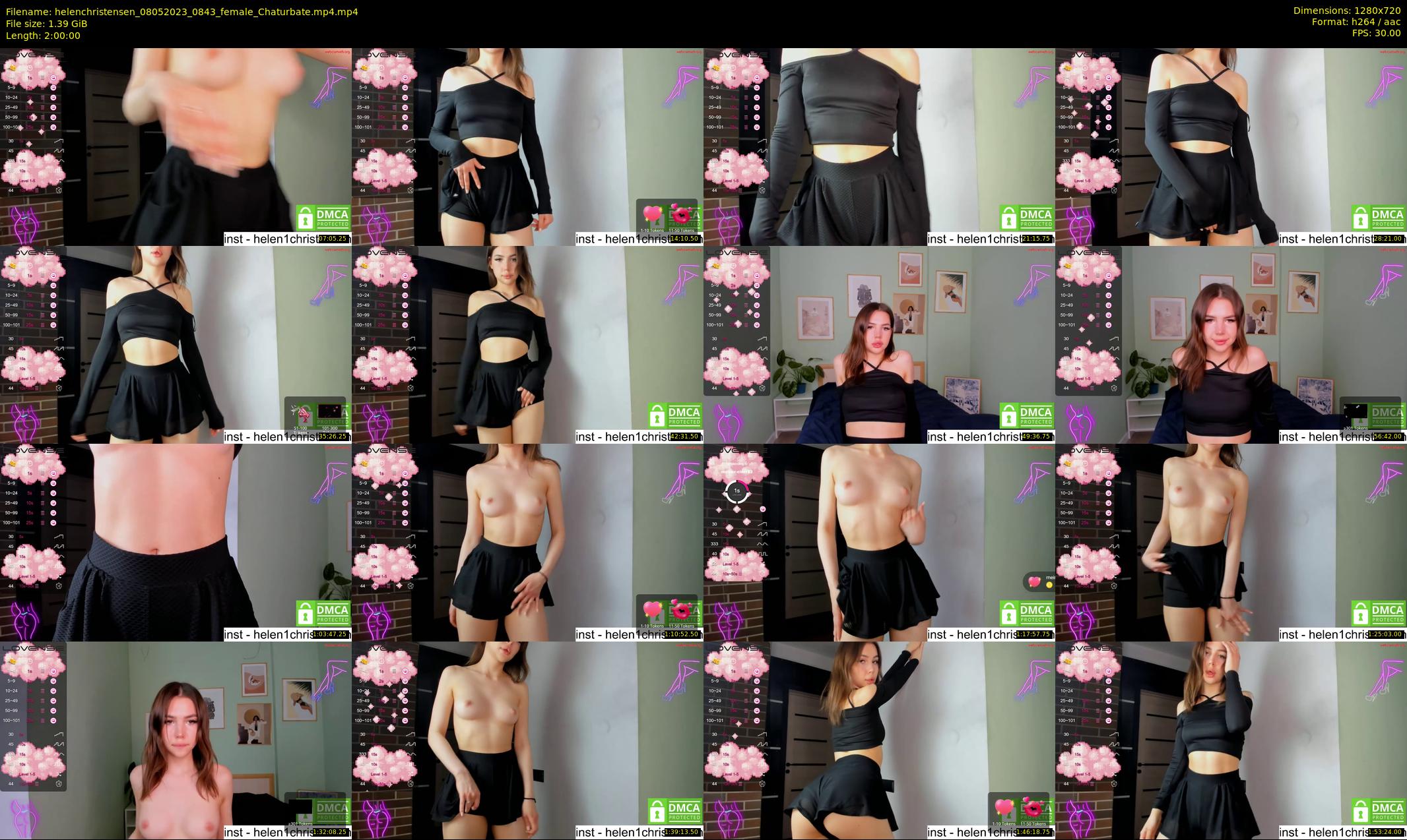 helenchristensen — 120 minute Chaturbate female cam show recording, 720p, May 8, 2023