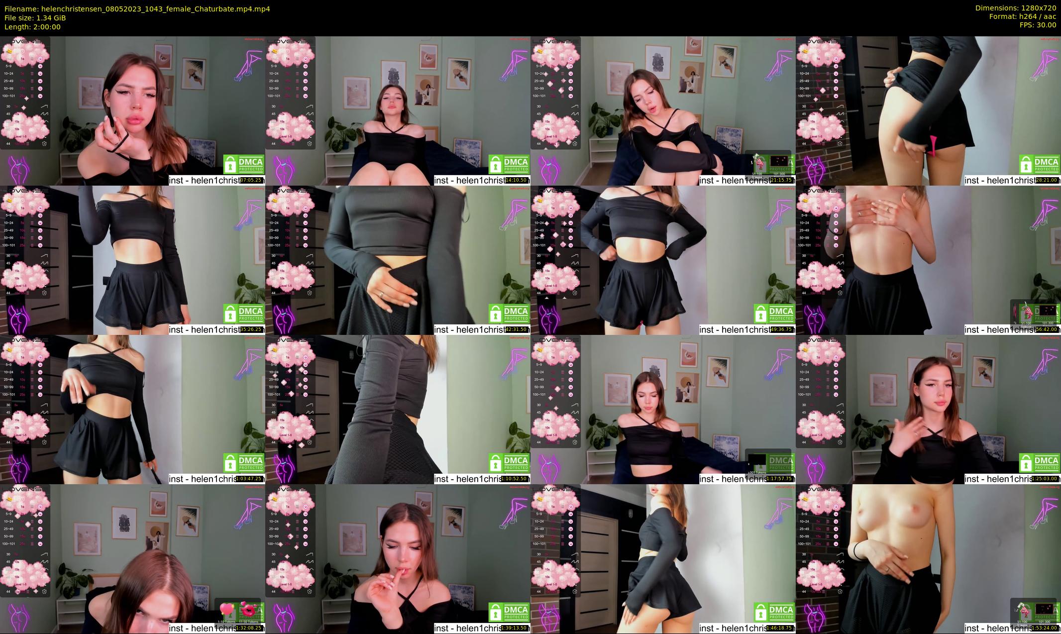 helenchristensen — 120 minute Chaturbate female cam show recording, 720p, May 8, 2023