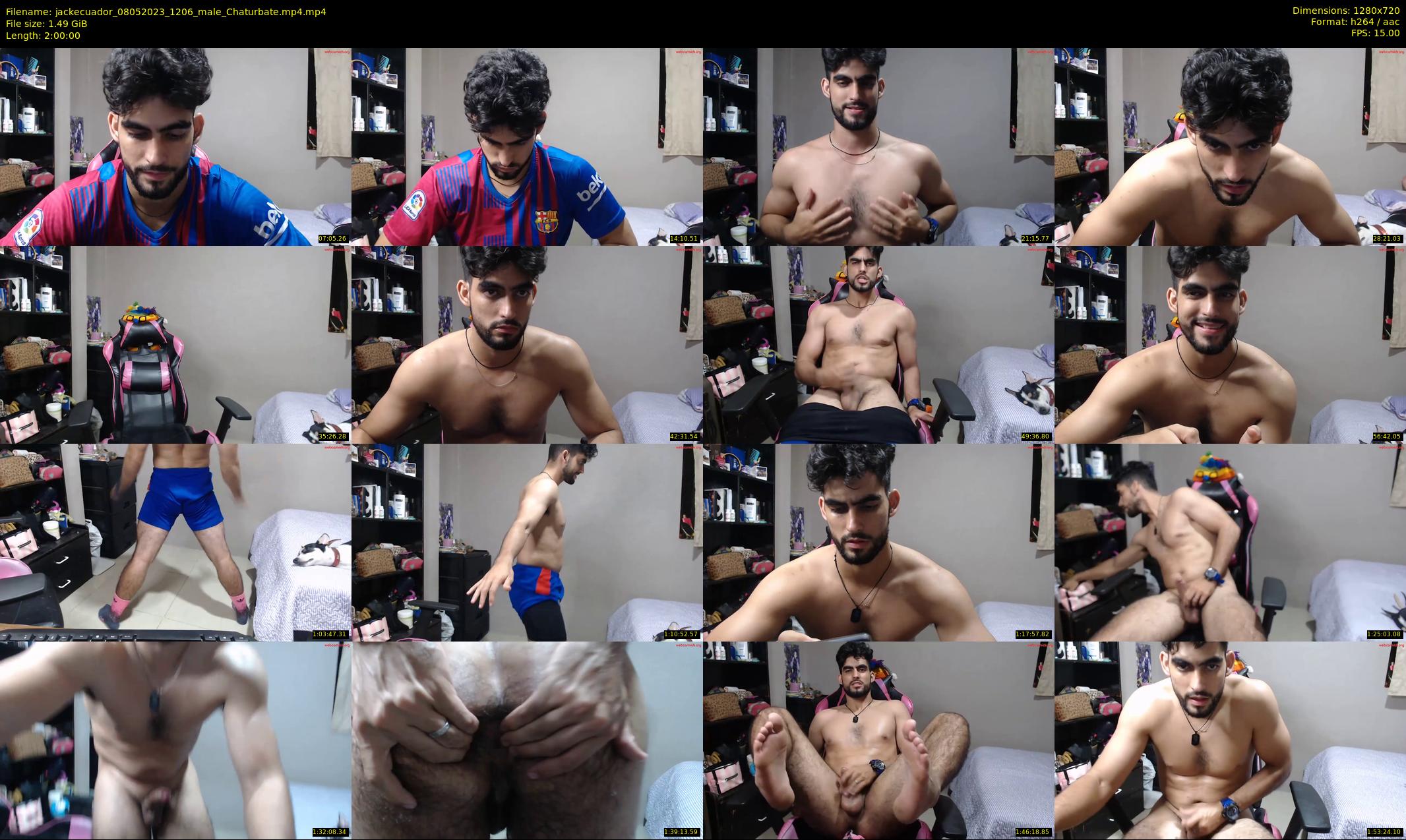 jackecuador — 120 minute Chaturbate male cam show recording, 720p, May 8, 2023
