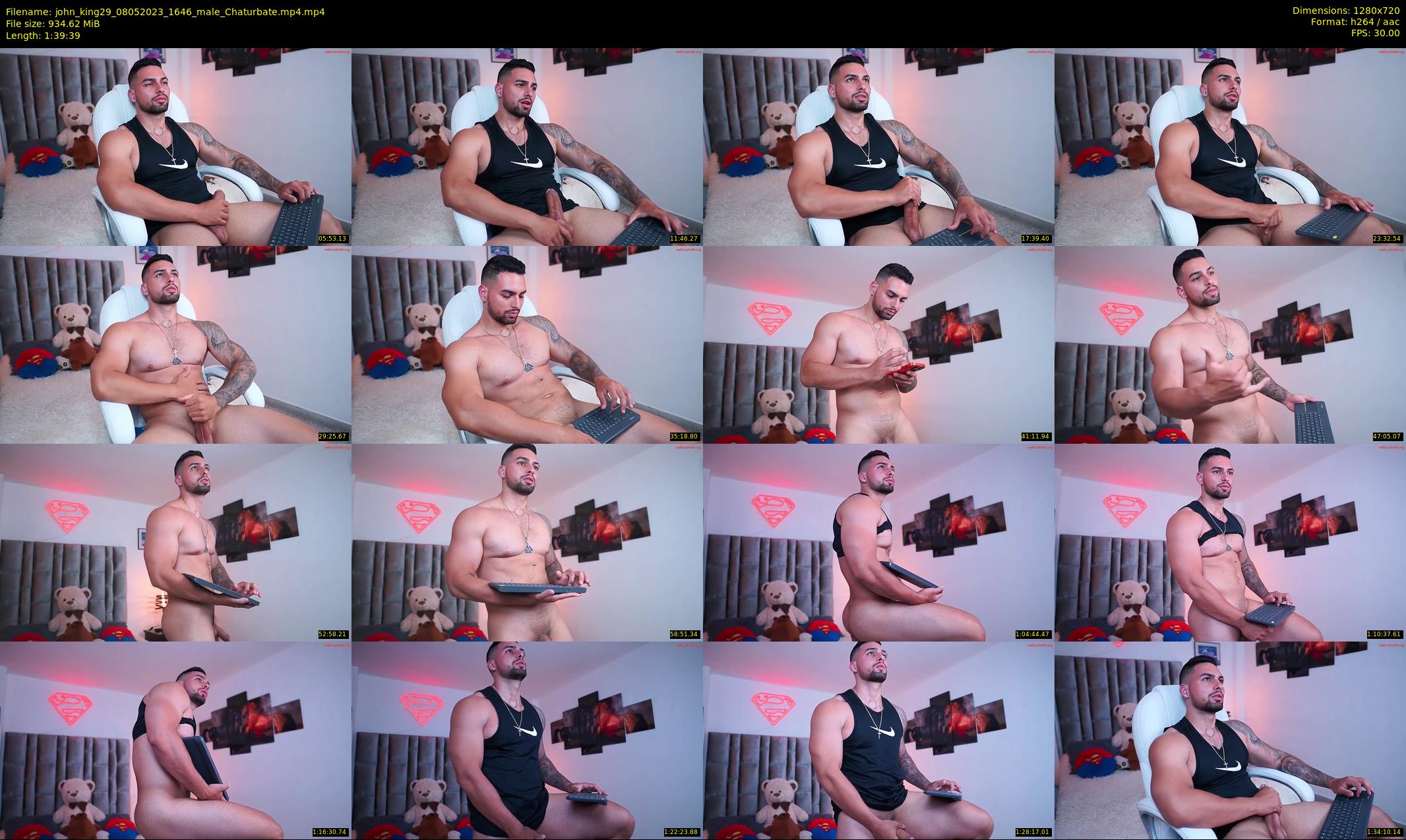john_king29 — 100 minute Chaturbate male cam show recording, 720p, May 8, 2023
