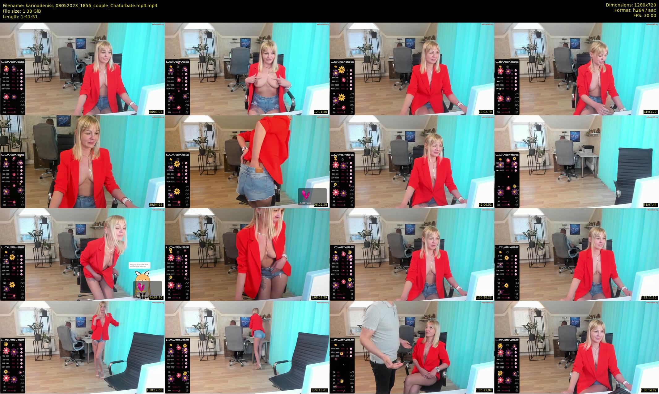 karinadeniss — 102 minute Chaturbate couple cam show recording, 720p, May 8, 2023