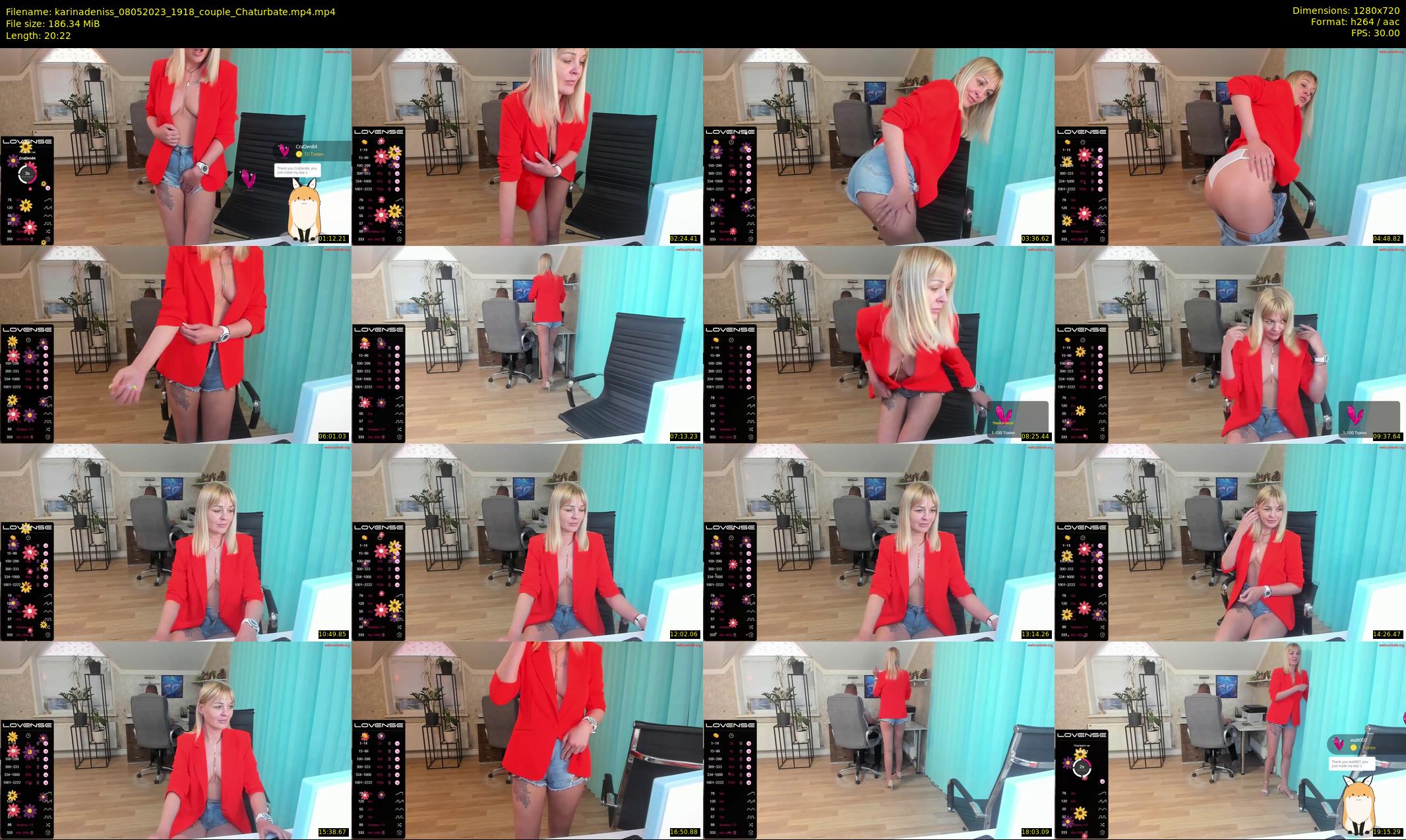 karinadeniss — 21 minute Chaturbate couple cam show recording, 720p, May 8, 2023