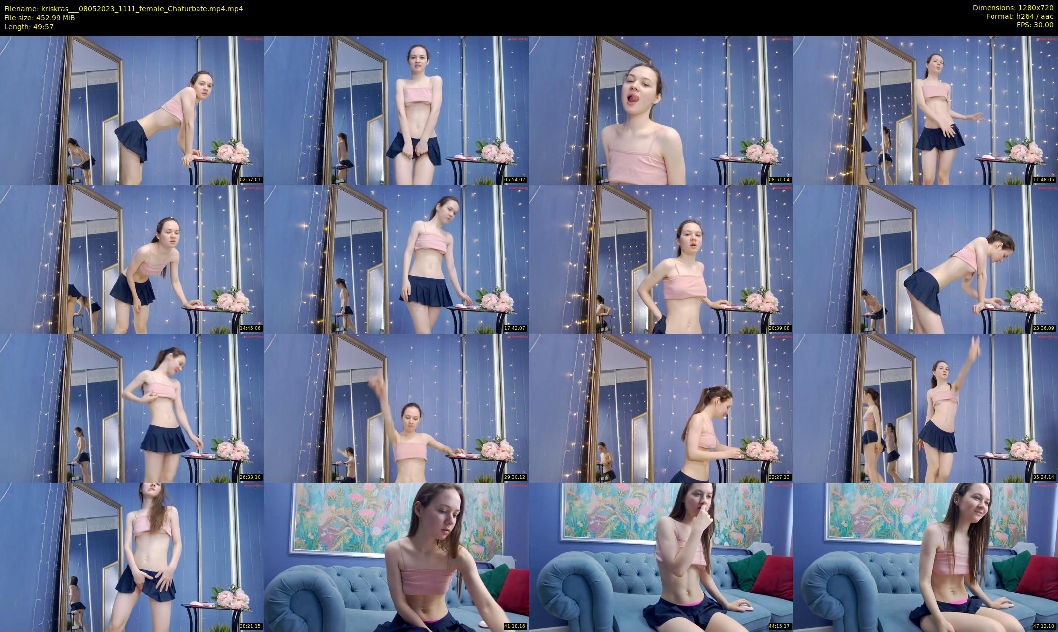 kriskras__ — 50 minute Chaturbate female cam show recording, 720p, May 8, 2023
