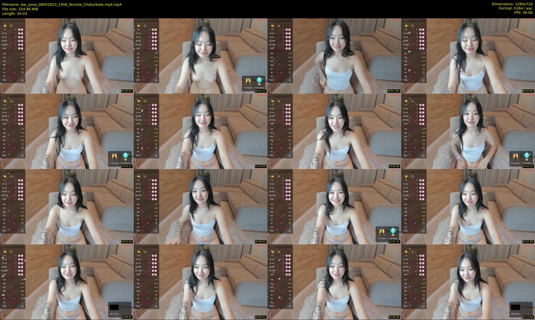 lee_yooo — 35 minute Chaturbate female cam show recording, 720p, May 8, 2023
