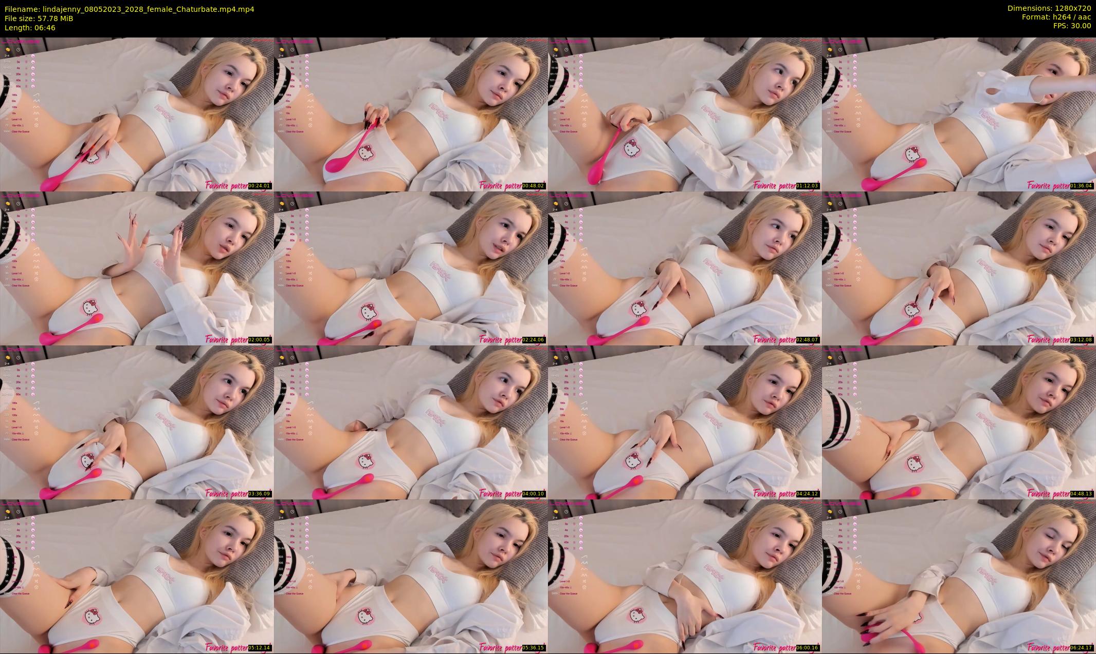 lindajenny — 7 minute Chaturbate couple cam show recording, 720p, May 8, 2023