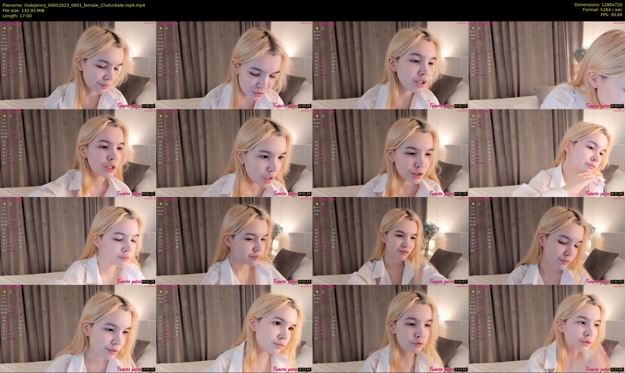 lindajenny — 17 minute Chaturbate couple cam show recording, 720p, May 9, 2023