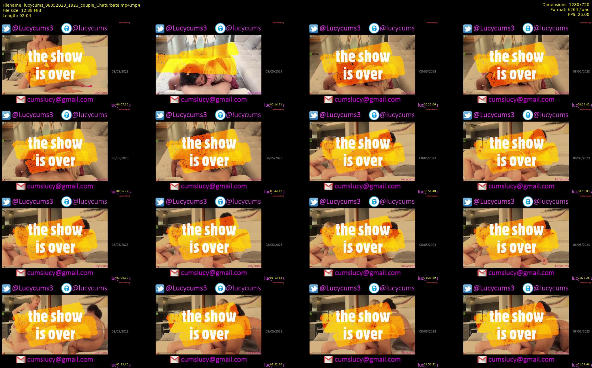 lucycums — 3 minute Chaturbate couple cam show recording, 720p, May 8, 2023