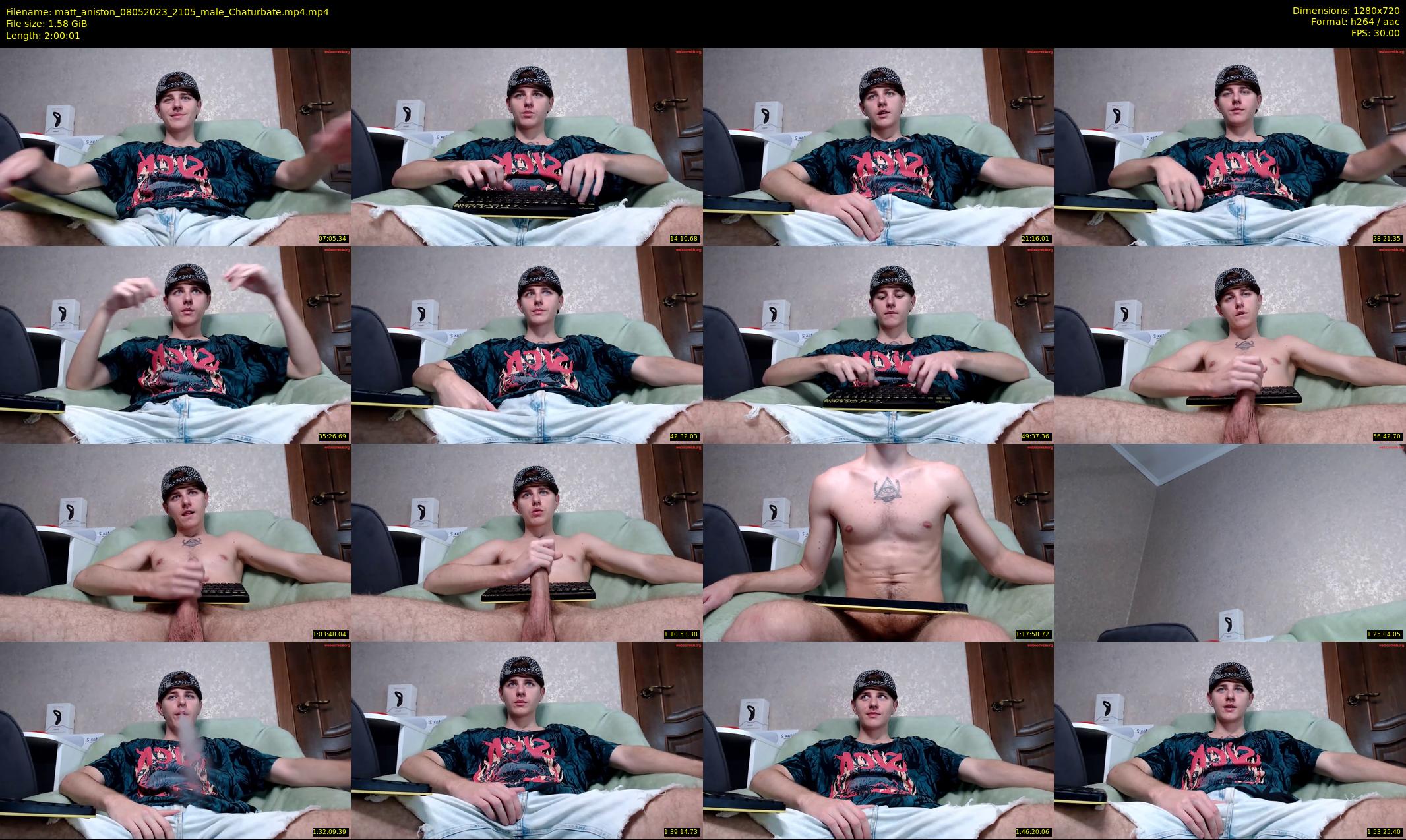 matt_aniston — 121 minute Chaturbate male cam show recording, 720p, May 8, 2023