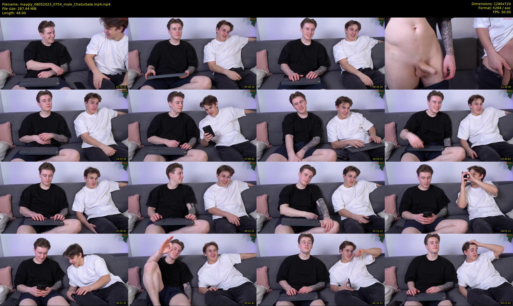 maygly — 48 minute Chaturbate male cam show recording, 720p, May 8, 2023