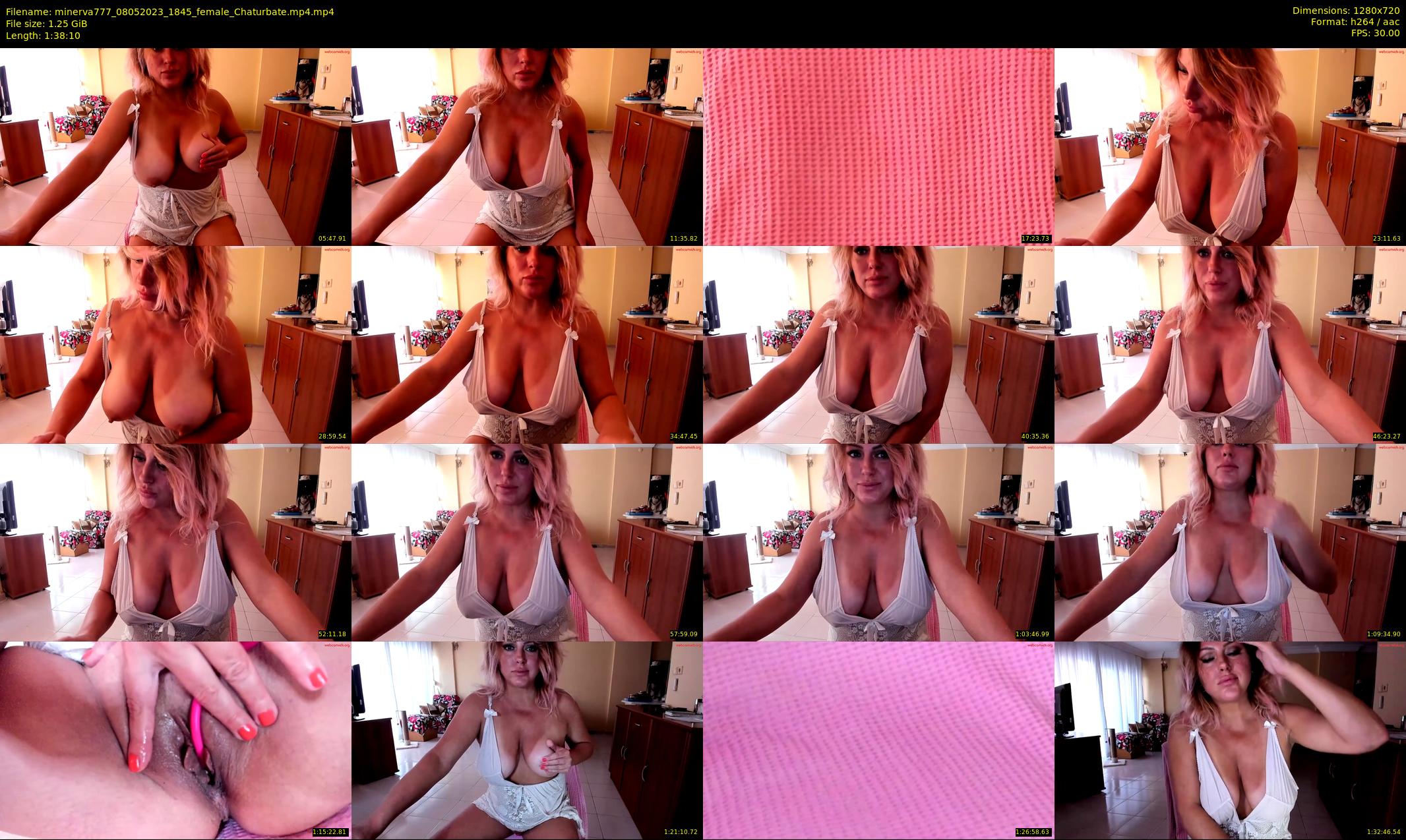 minerva777 — 99 minute Chaturbate female cam show recording, 720p, May 8, 2023