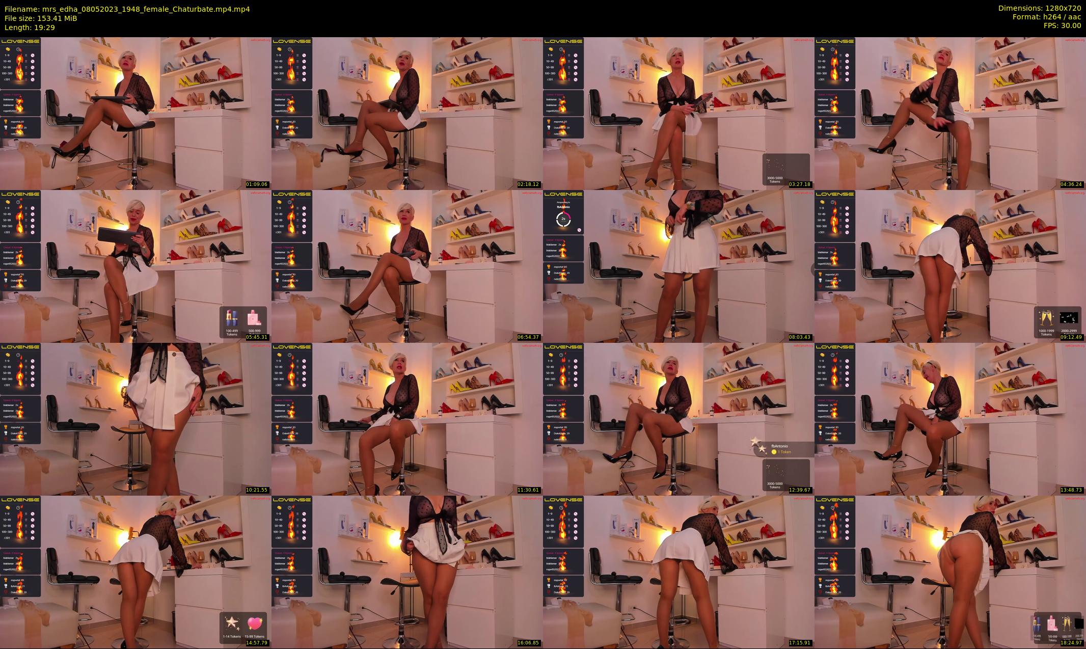 mrs_edha — 20 minute Chaturbate female cam show recording, 720p, May 8, 2023