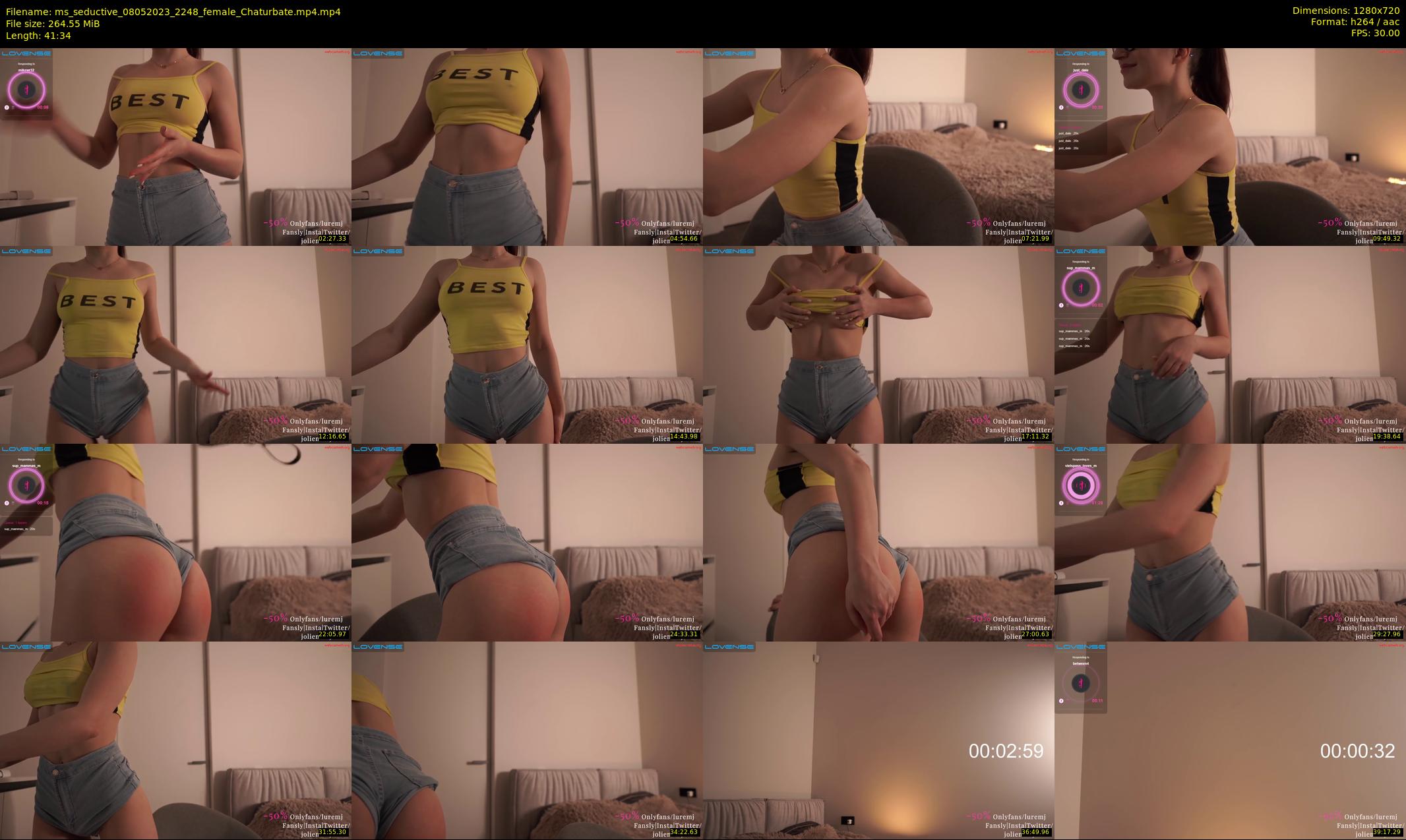 ms_seductive — 42 minute Chaturbate female cam show recording, 720p, May 8, 2023