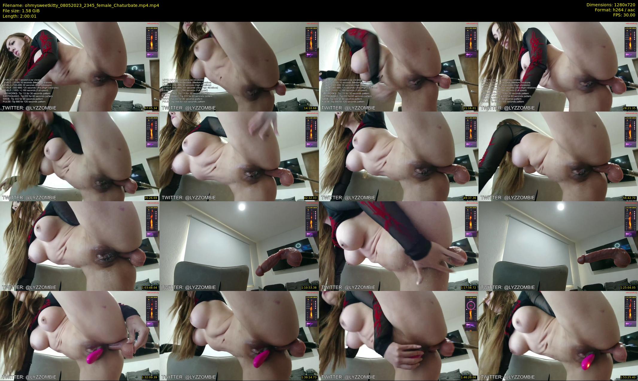 ohmysweetkitty — 121 minute Chaturbate female cam show recording, 720p, May 8, 2023