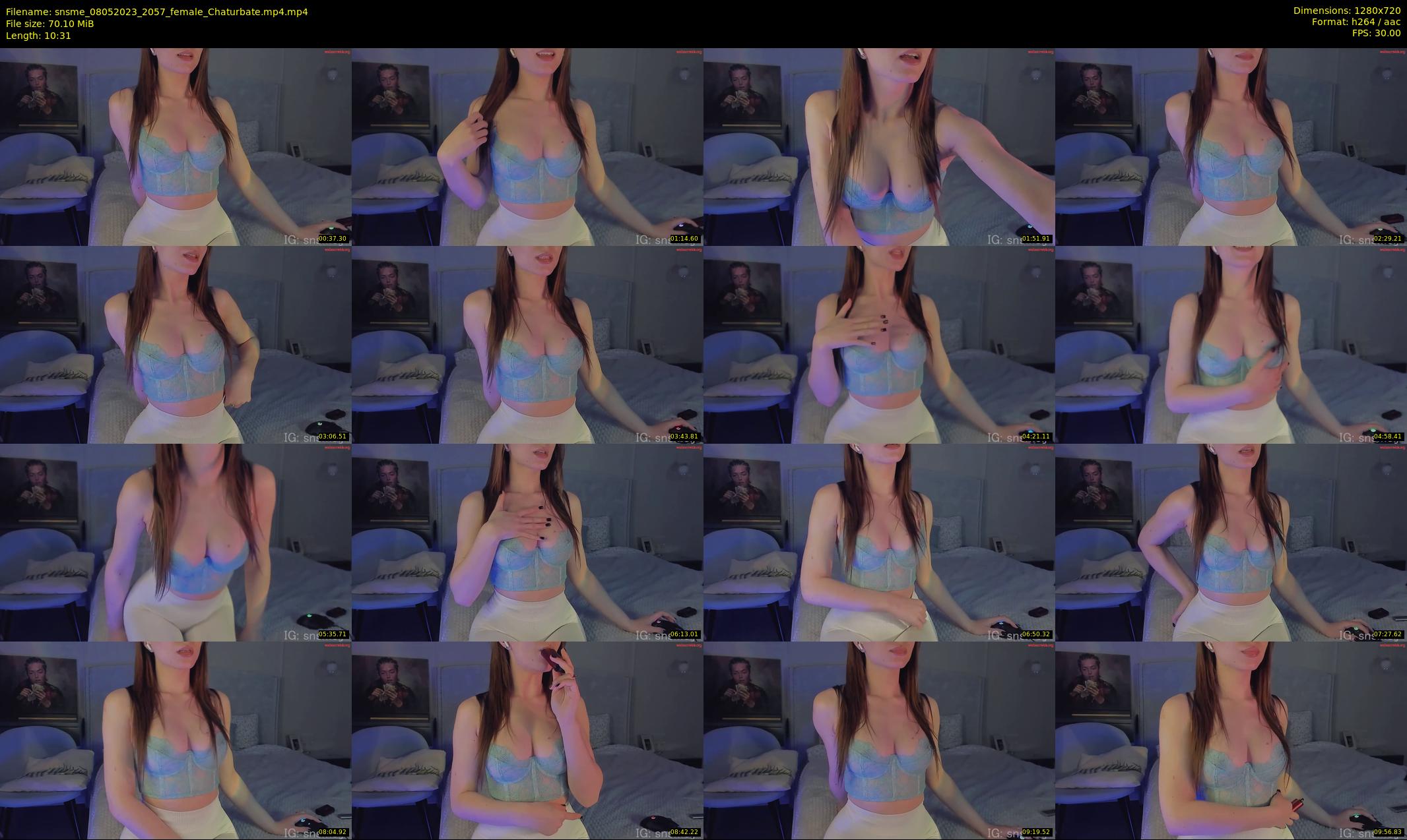snsme — 11 minute Chaturbate female cam show recording, 720p, May 8, 2023