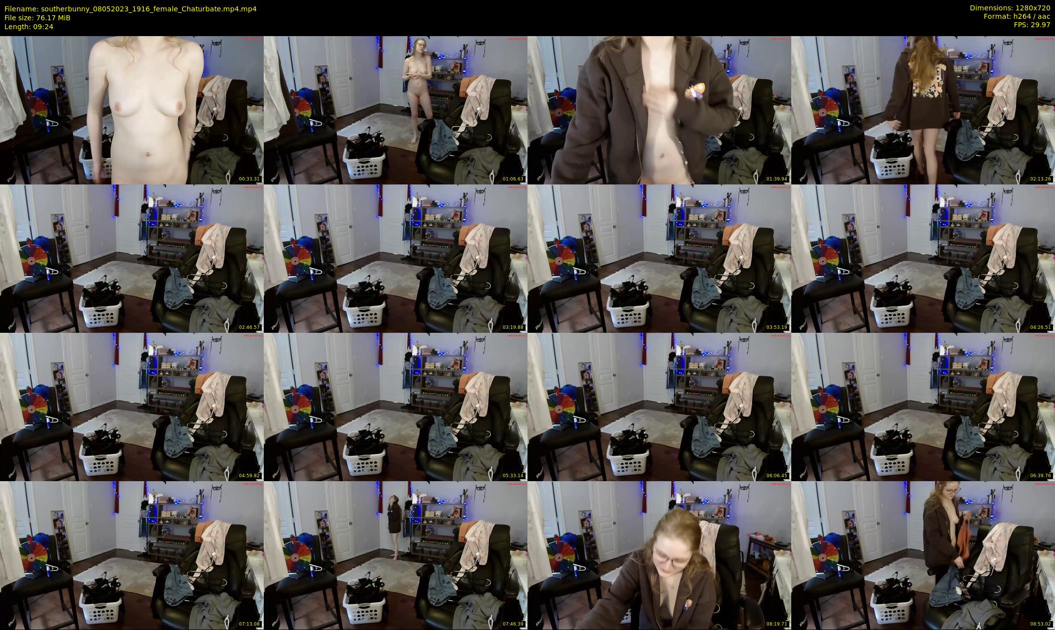 southerbunny — 10 minute Chaturbate female cam show recording, 720p, May 8, 2023