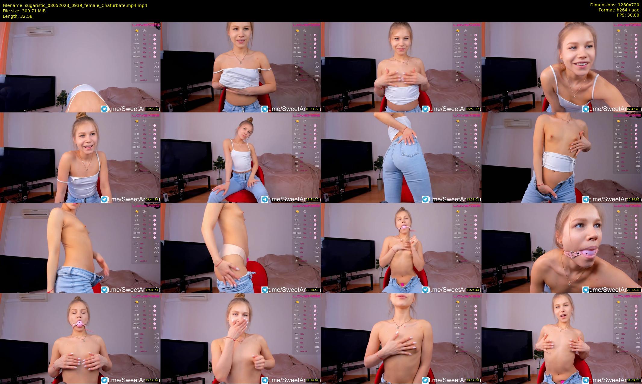 sugaristic — 33 minute Chaturbate female cam show recording, 720p, May 8, 2023