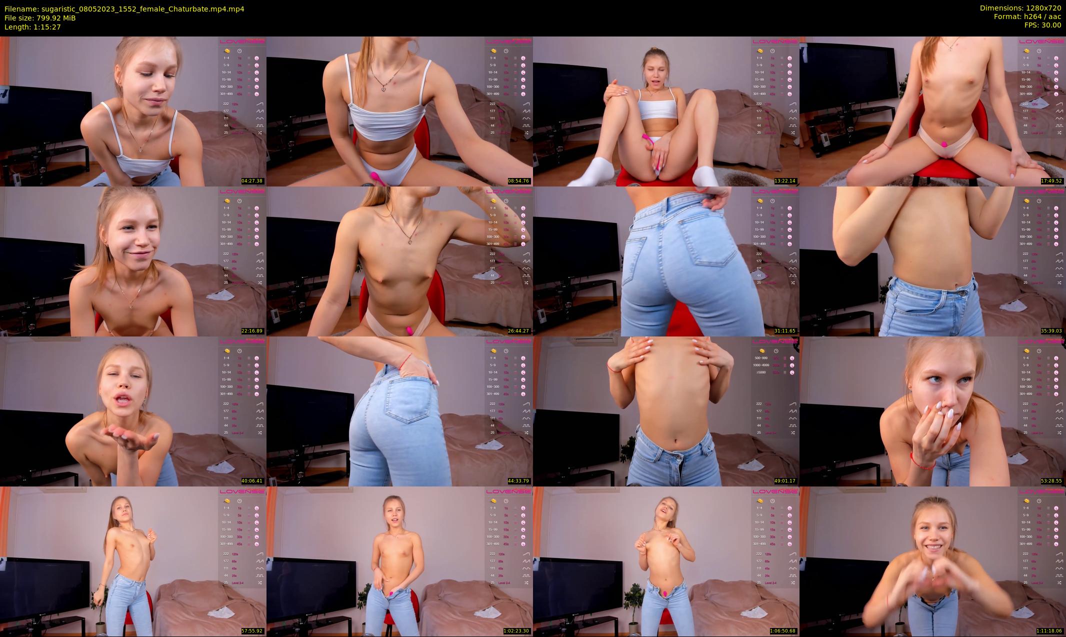 sugaristic — 76 minute Chaturbate female cam show recording, 720p, May 8, 2023