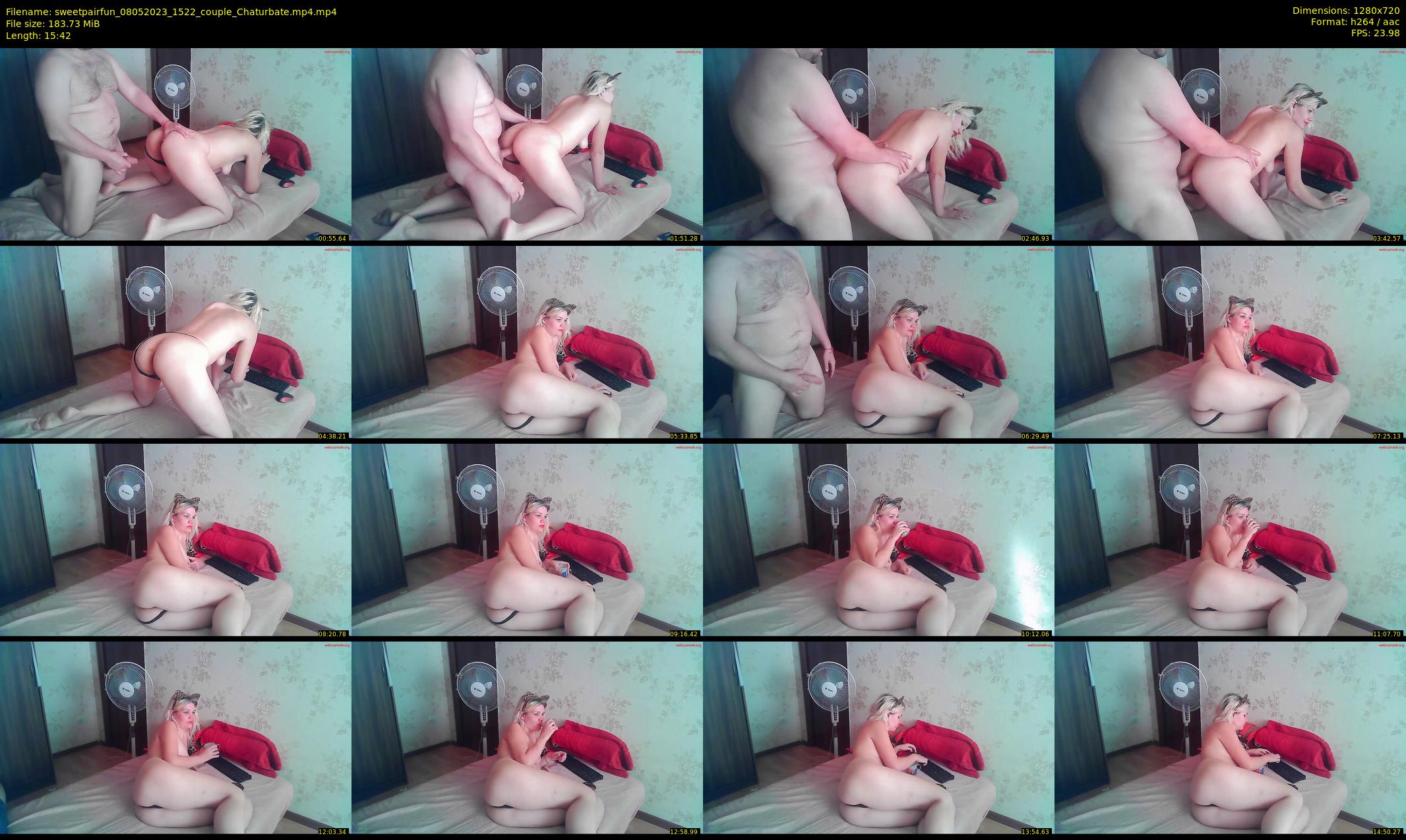 sweetpairfun — 16 minute Chaturbate couple cam show recording, 720p, May 8, 2023