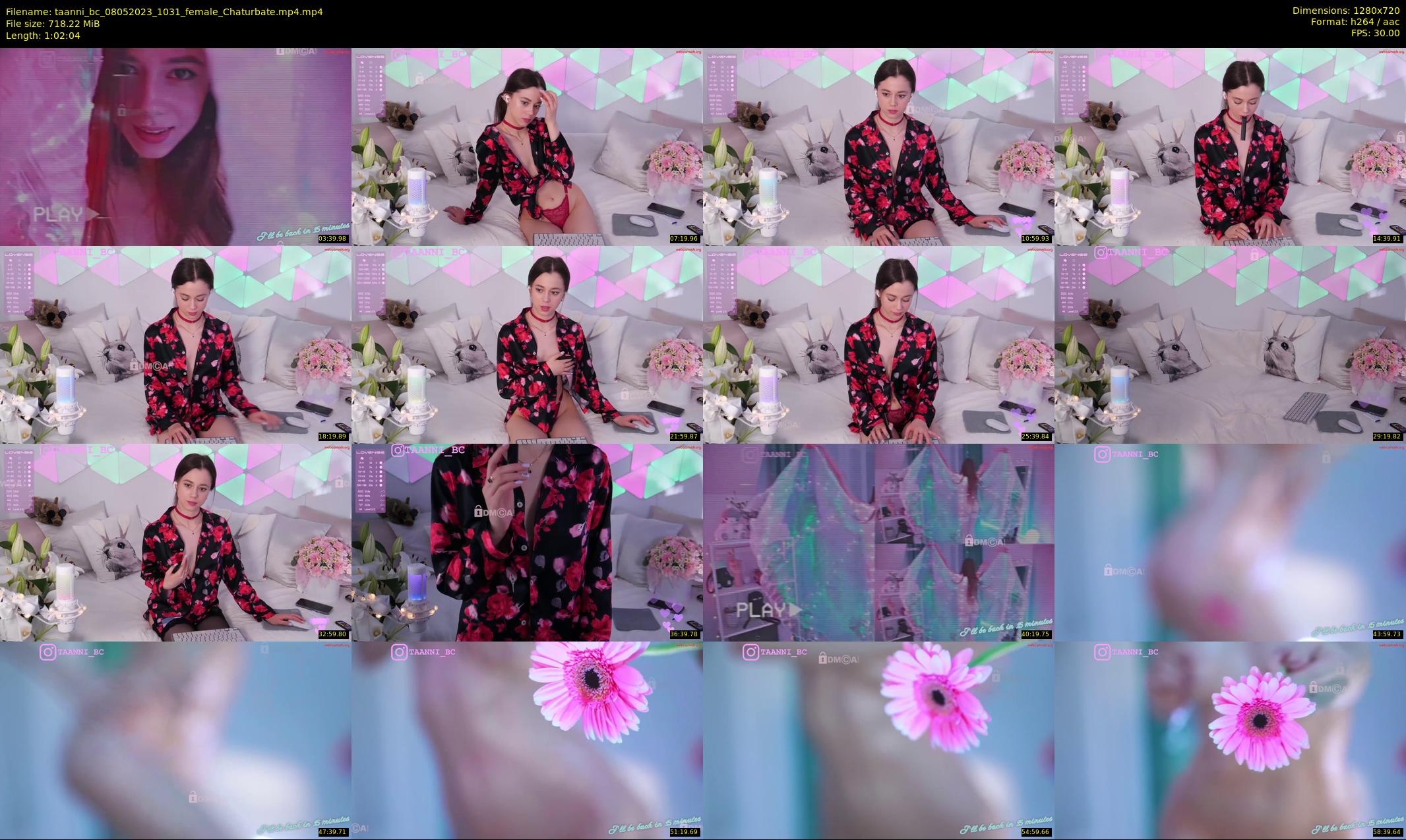 taanni_bc — 63 minute Chaturbate female cam show recording, 720p, May 8, 2023