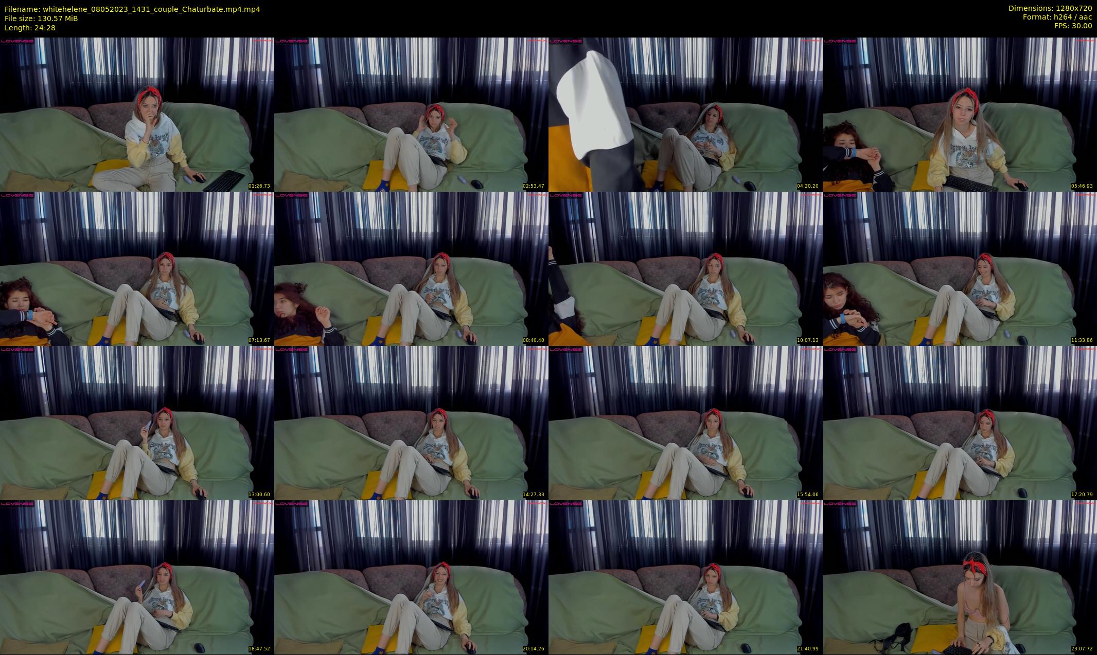 whitehelene — 25 minute Chaturbate female cam show recording, 720p, May 8, 2023