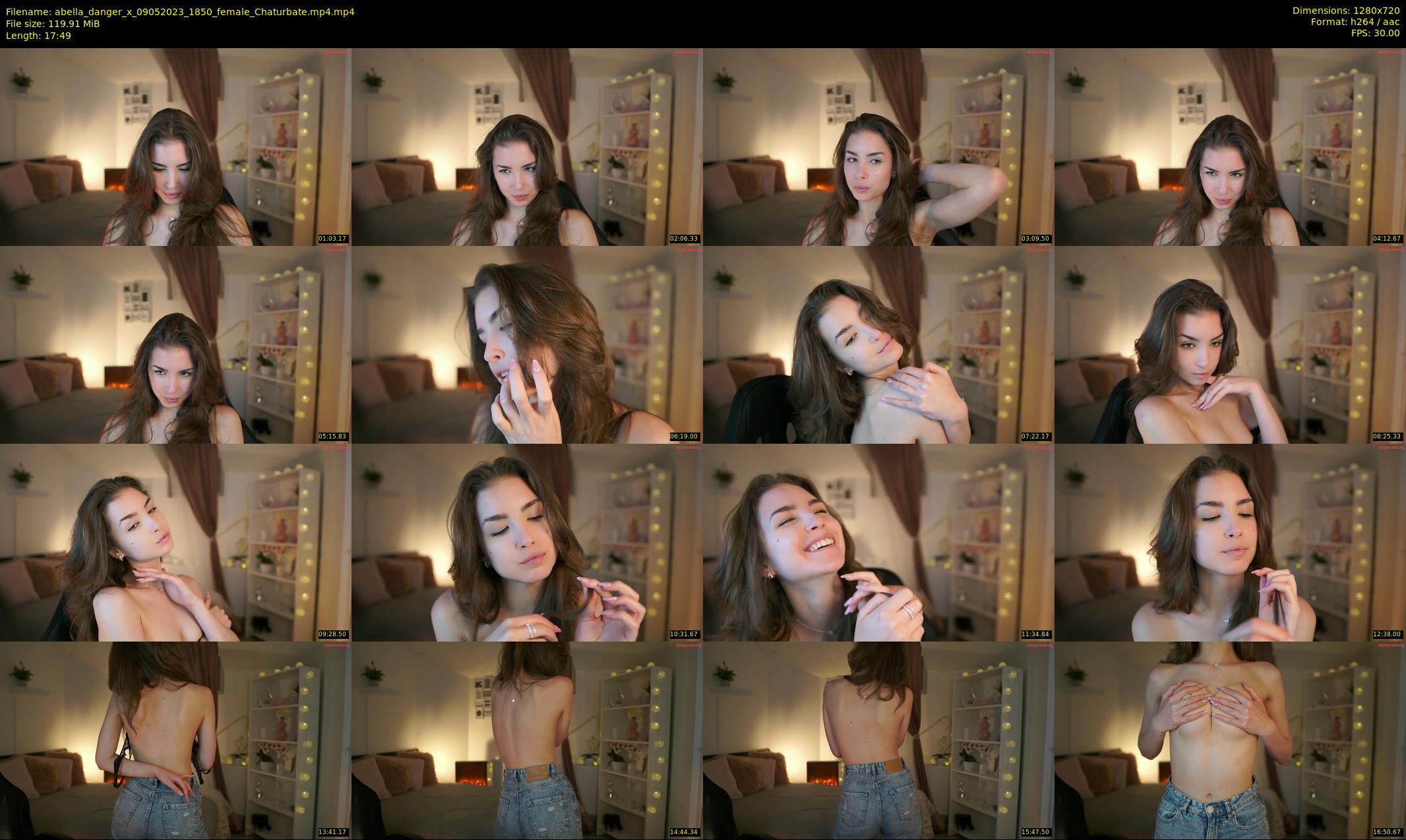 abella_danger_x — 18 minute Chaturbate female cam show recording, 720p, May 9, 2023