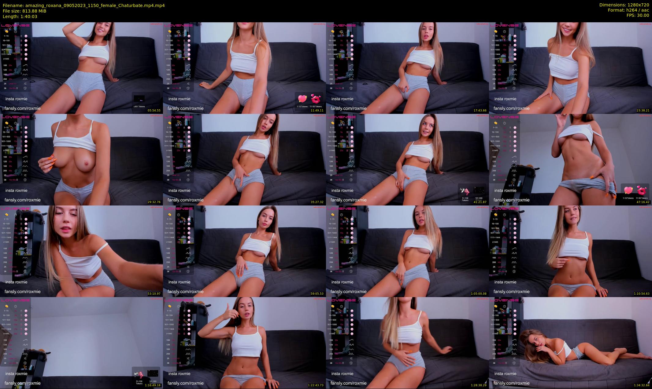 amazing_roxana — 101 minute Chaturbate female cam show recording, 720p, May 9, 2023