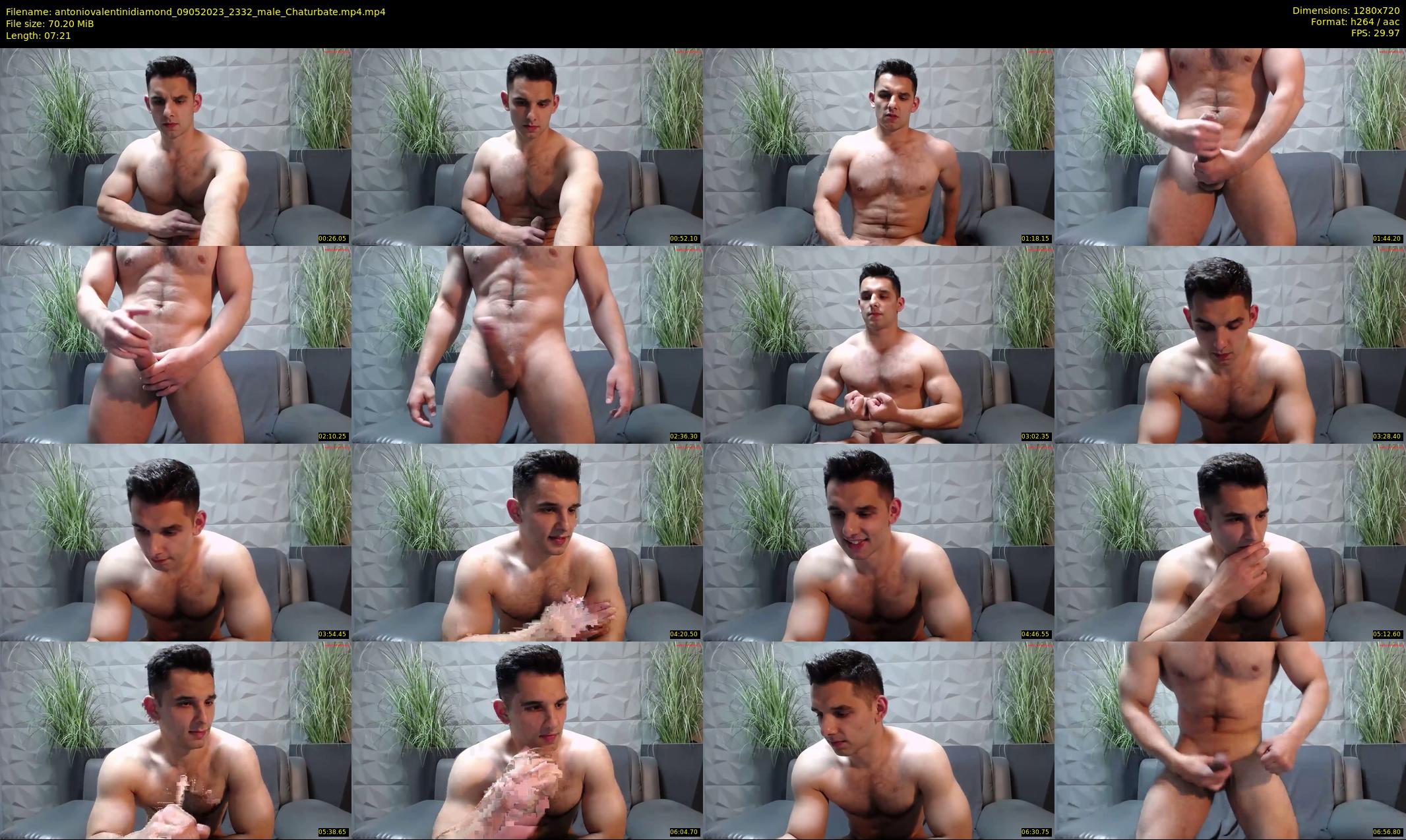 antoniovalentinidiamond — 8 minute Chaturbate male cam show recording, 720p, May 9, 2023
