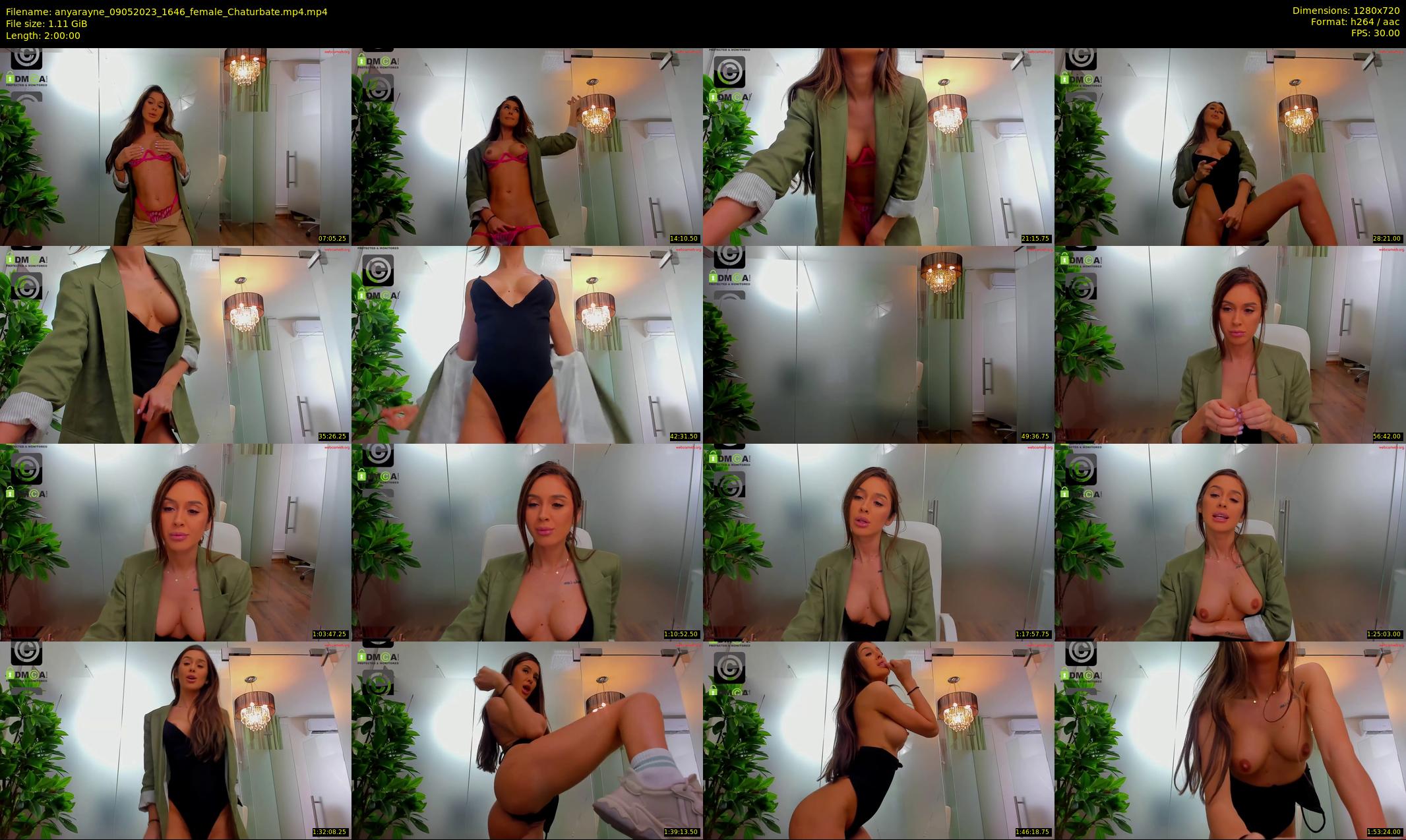anyarayne — 120 minute Chaturbate female cam show recording, 720p, May 9, 2023