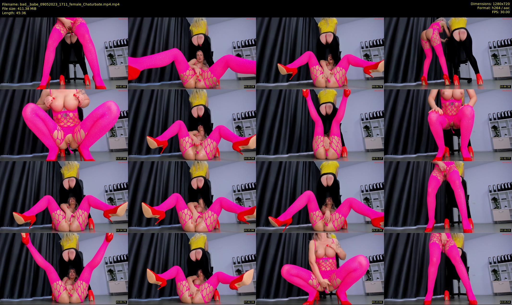 bad__babe — 46 minute Chaturbate female cam show recording, 720p, May 9, 2023