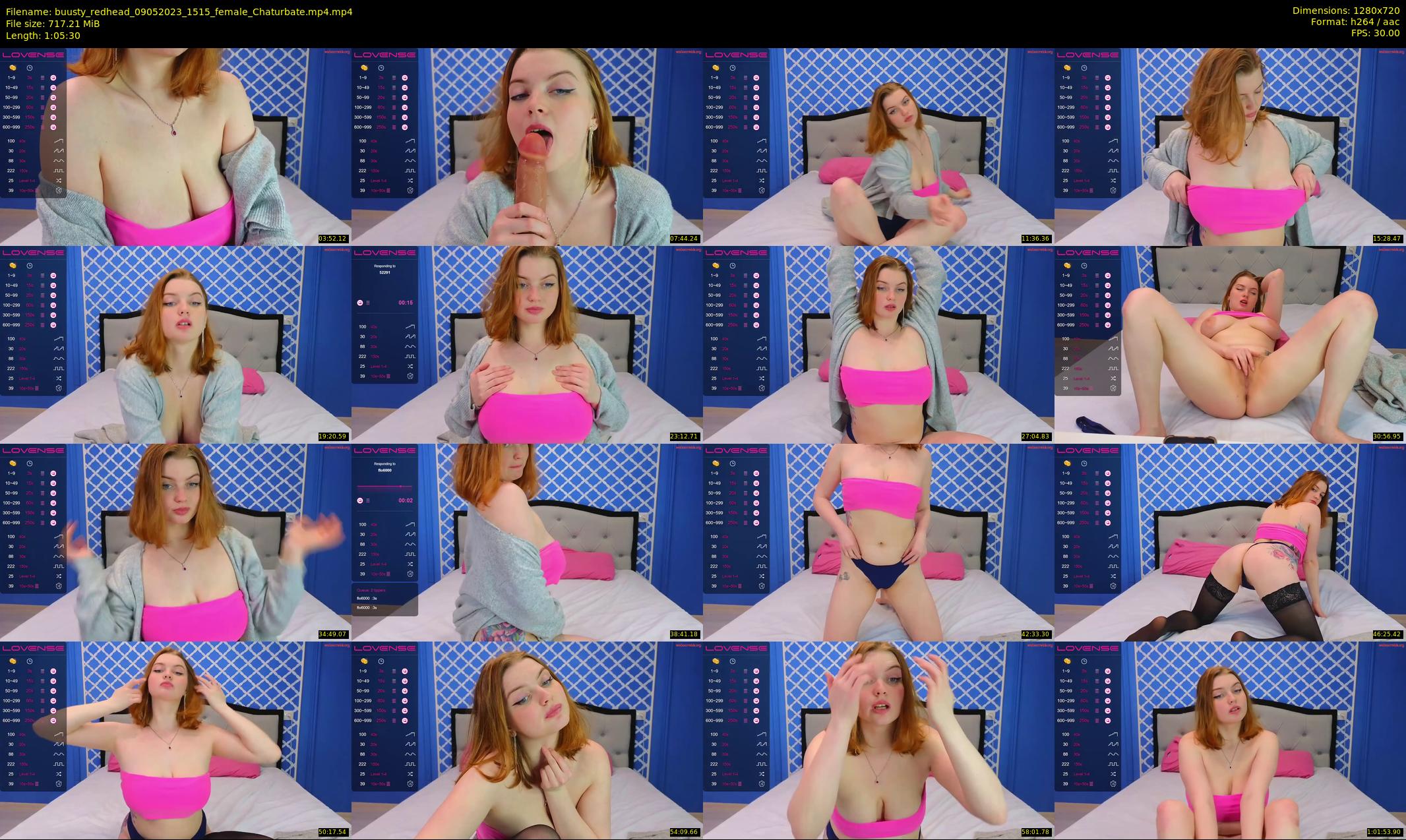 buusty_redhead — 66 minute Chaturbate female cam show recording, 720p, May 9, 2023