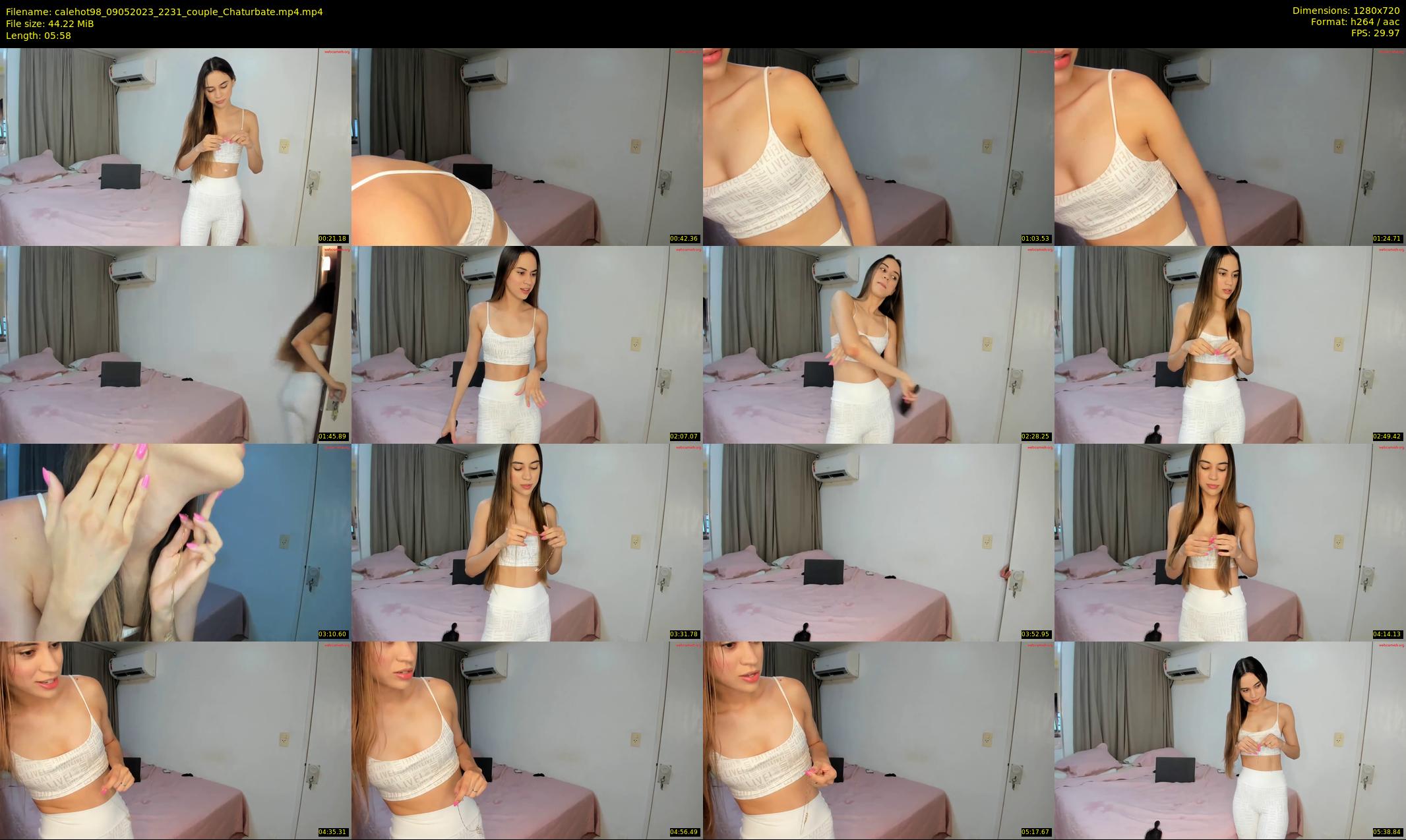 calehot98 — 6 minute Chaturbate couple cam show recording, 720p, May 9, 2023