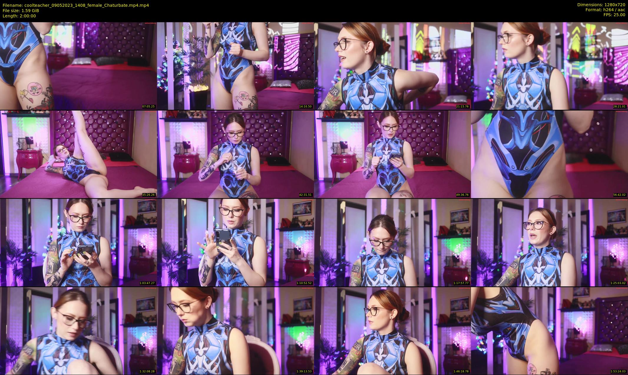 coolteacher — 120 minute Chaturbate female cam show recording, 720p, May 9, 2023