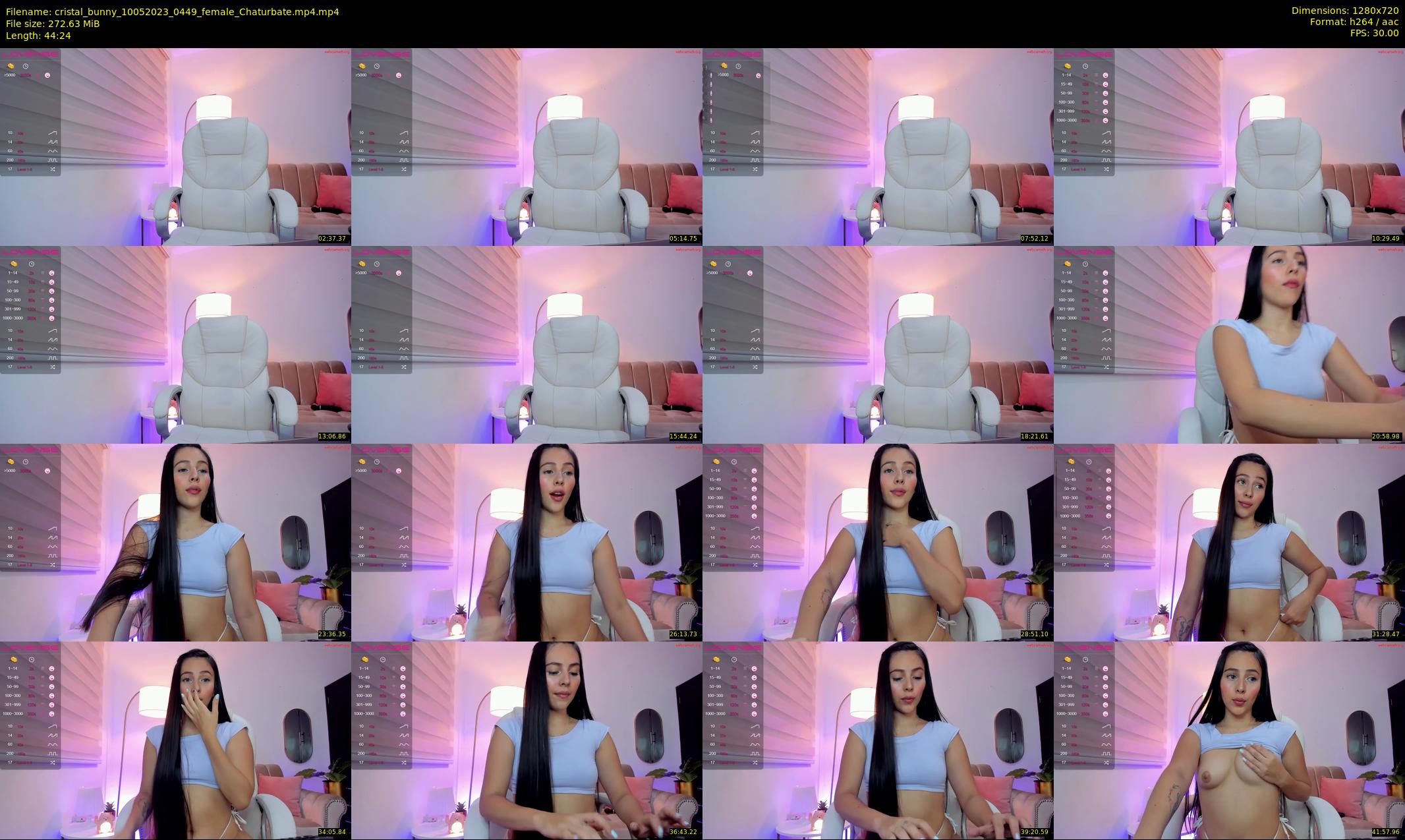 cristal_bunny — 45 minute Chaturbate female cam show recording, 720p, May 10, 2023