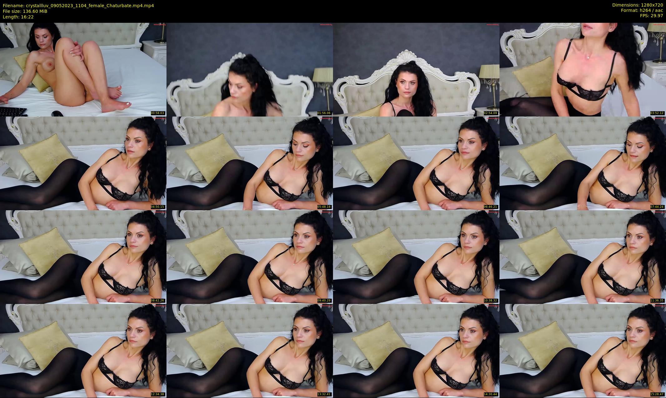 crystallluv — 17 minute Chaturbate female cam show recording, 720p, May 9, 2023