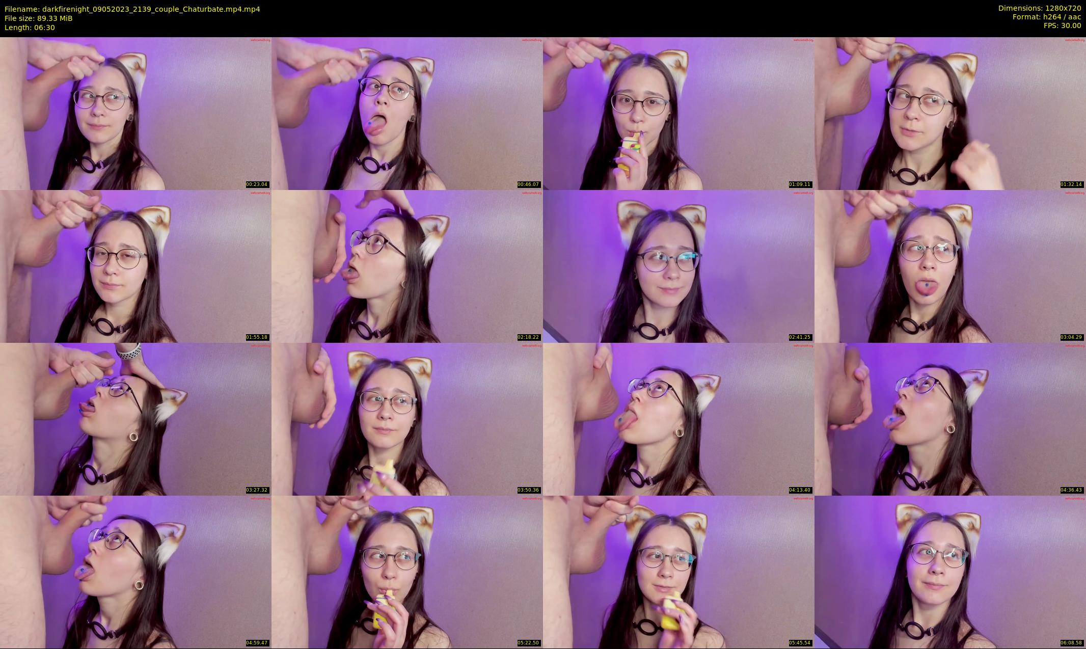 darkfirenight — 7 minute Chaturbate couple cam show recording, 720p, May 9, 2023