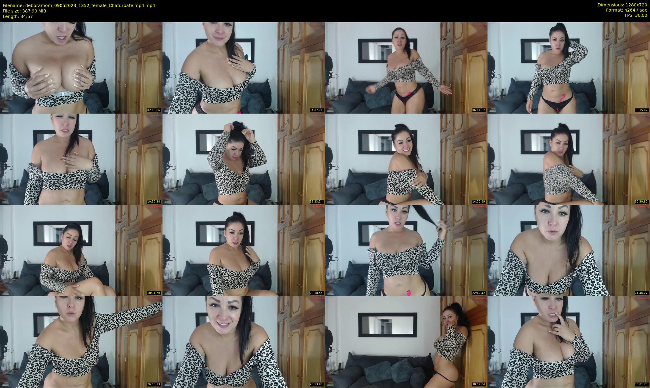 deboramom — 35 minute Chaturbate female cam show recording, 720p, May 9, 2023