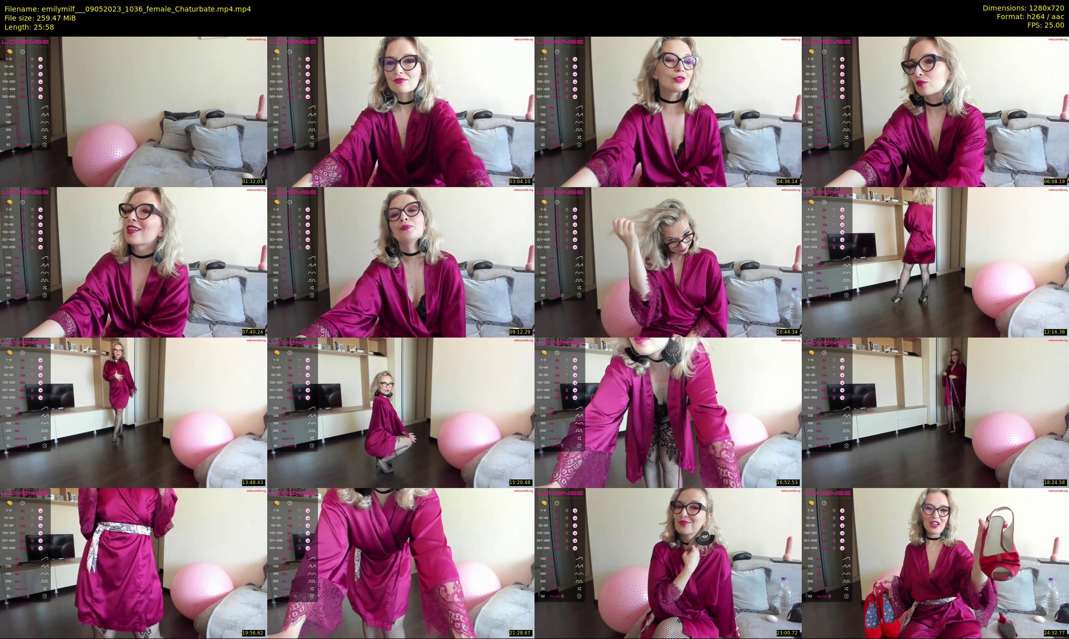 emilymilf__ — 26 minute Chaturbate female cam show recording, 720p, May 9, 2023