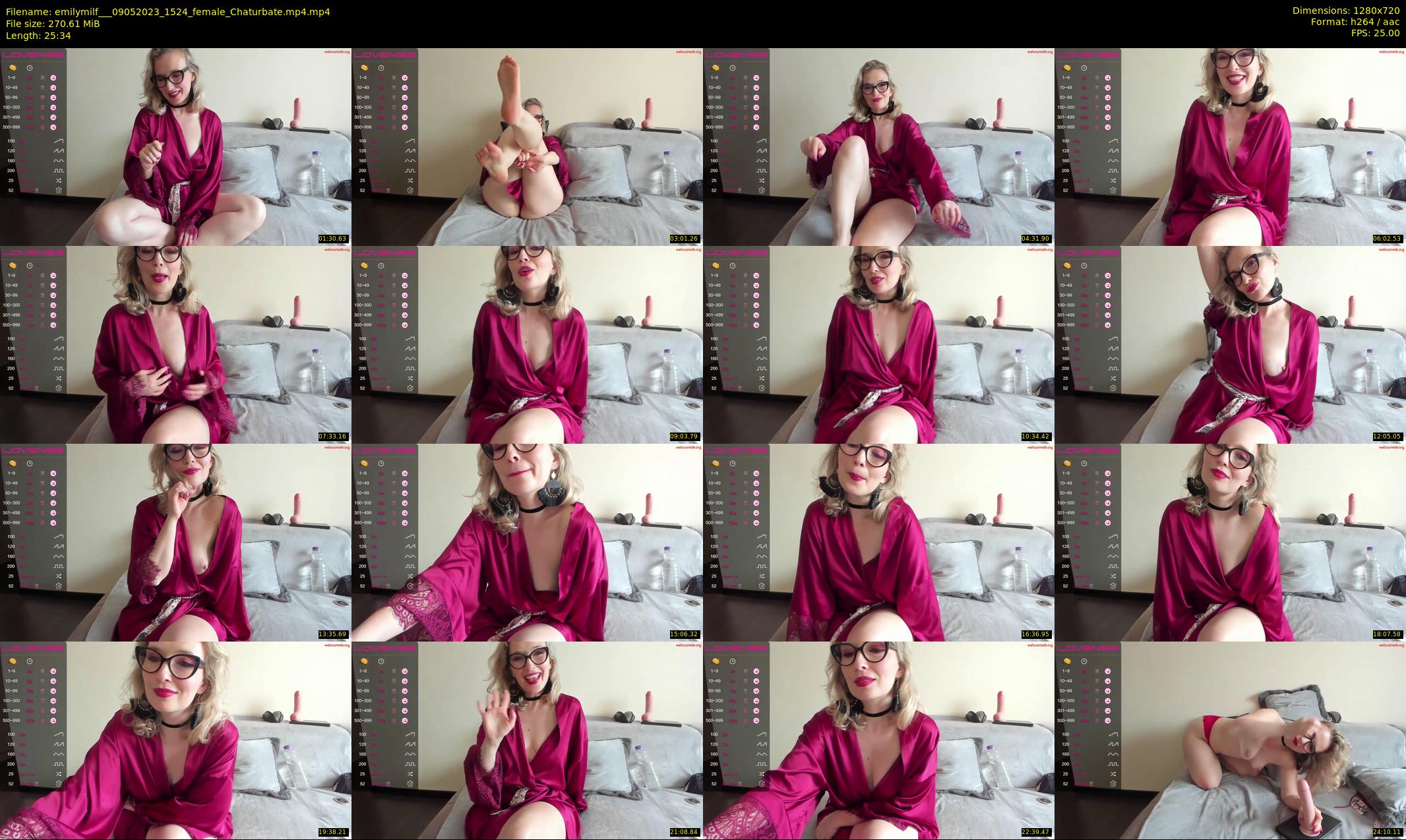 emilymilf__ — 26 minute Chaturbate female cam show recording, 720p, May 9, 2023