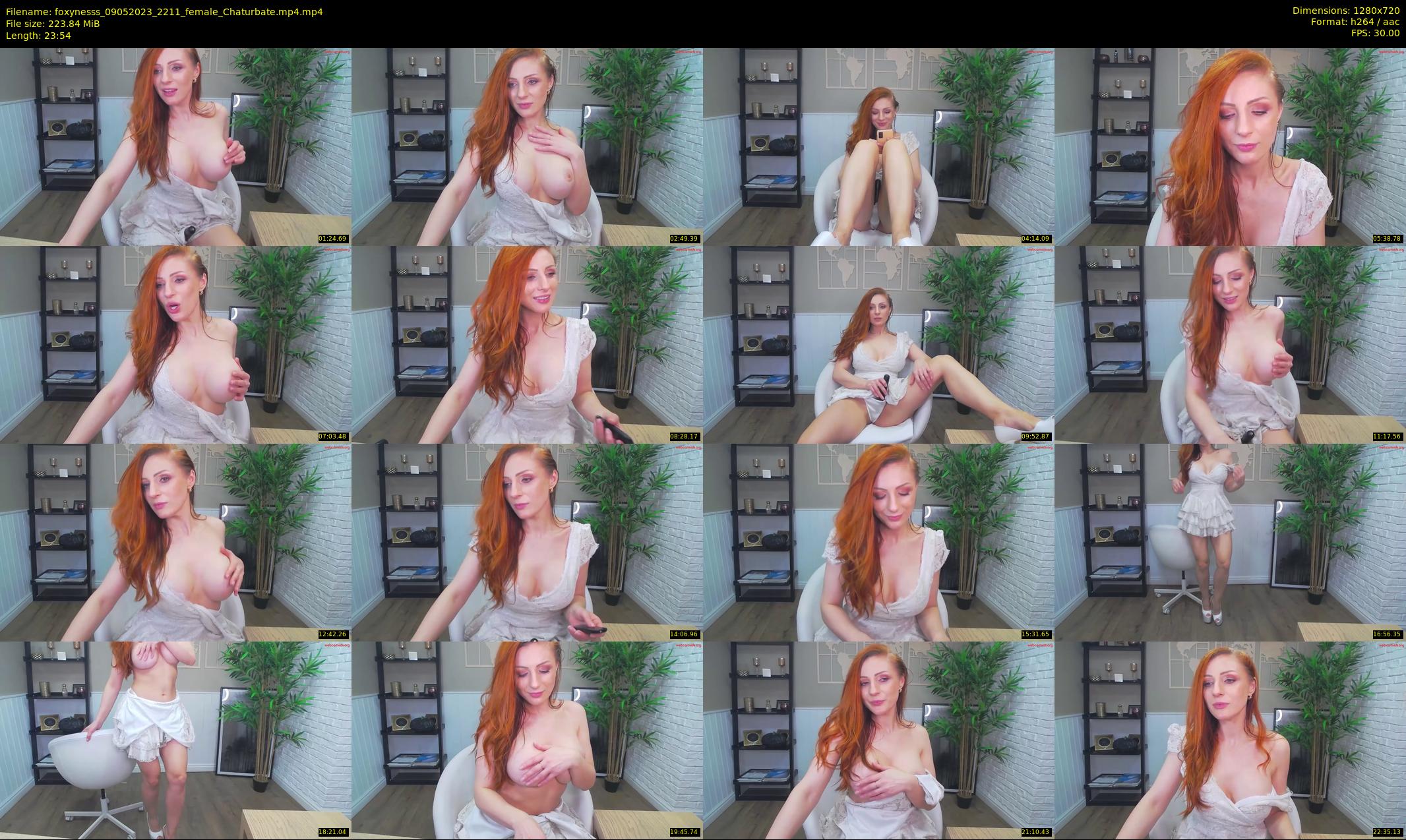 foxynesss — 24 minute Chaturbate female cam show recording, 720p, May 9, 2023