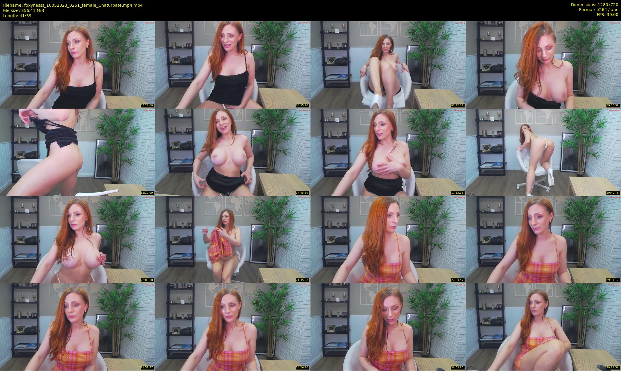 foxynesss — 42 minute Chaturbate female cam show recording, 720p, May 10, 2023