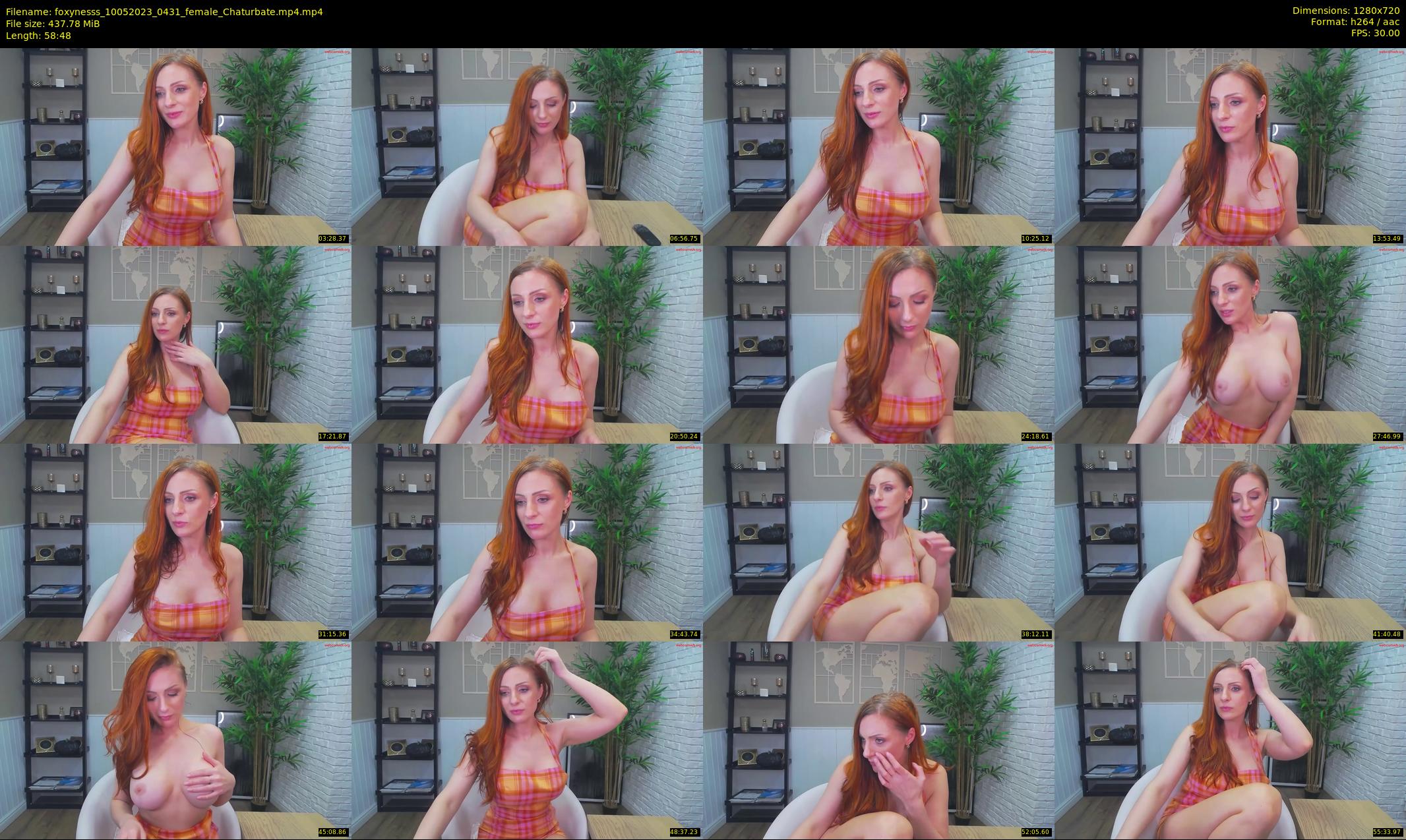 foxynesss — 59 minute Chaturbate female cam show recording, 720p, May 10, 2023