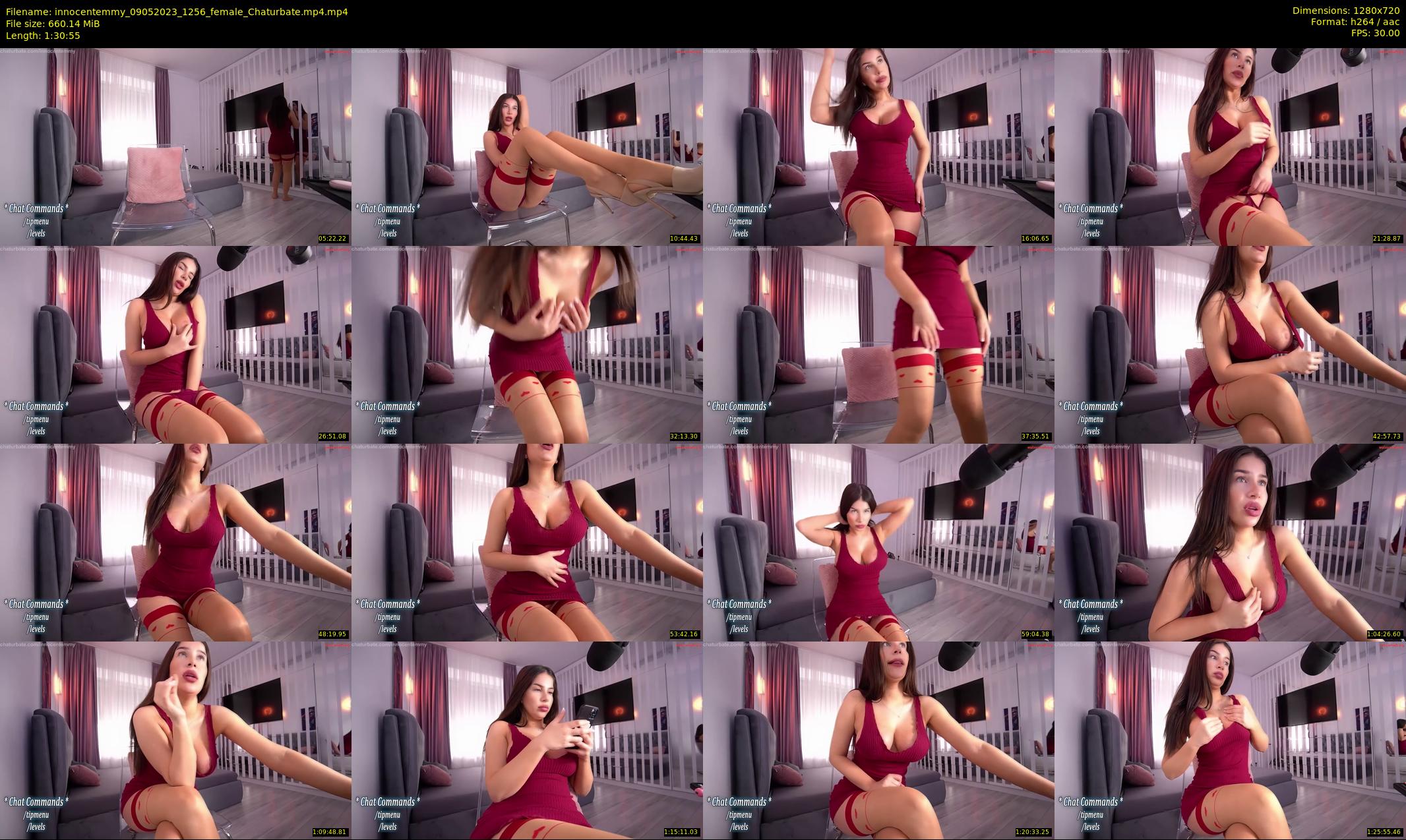innocentemmy — 91 minute Chaturbate female cam show recording, 720p, May 9, 2023