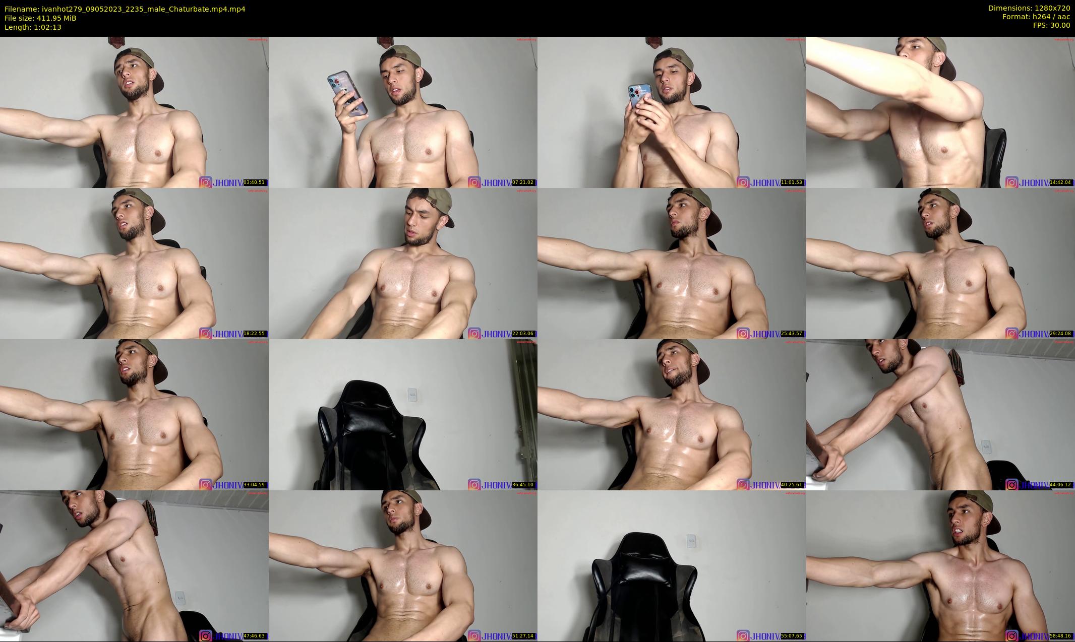 ivanhot279 — 63 minute Chaturbate male cam show recording, 720p, May 9, 2023