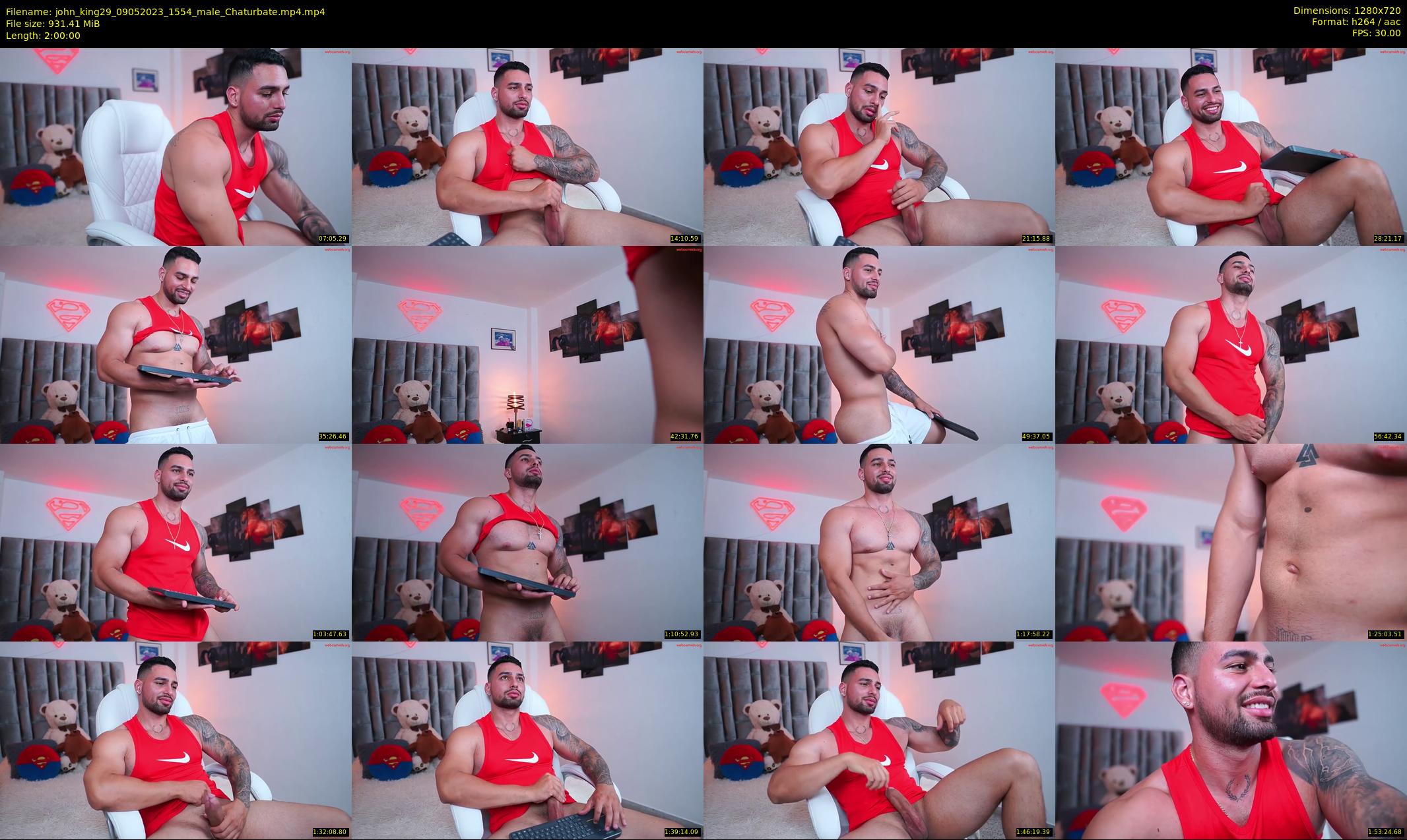 john_king29 — 120 minute Chaturbate male cam show recording, 720p, May 9, 2023