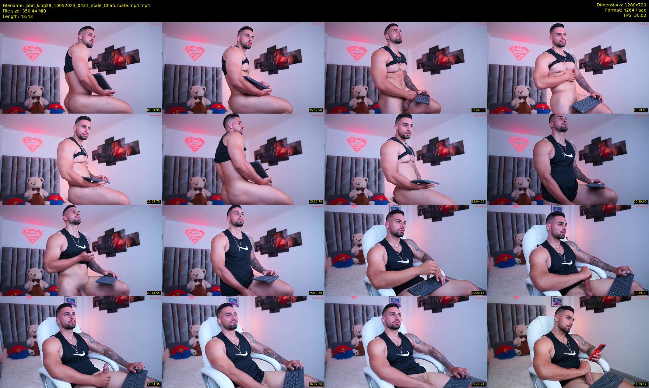 john_king29 — 44 minute Chaturbate male cam show recording, 720p, May 10, 2023