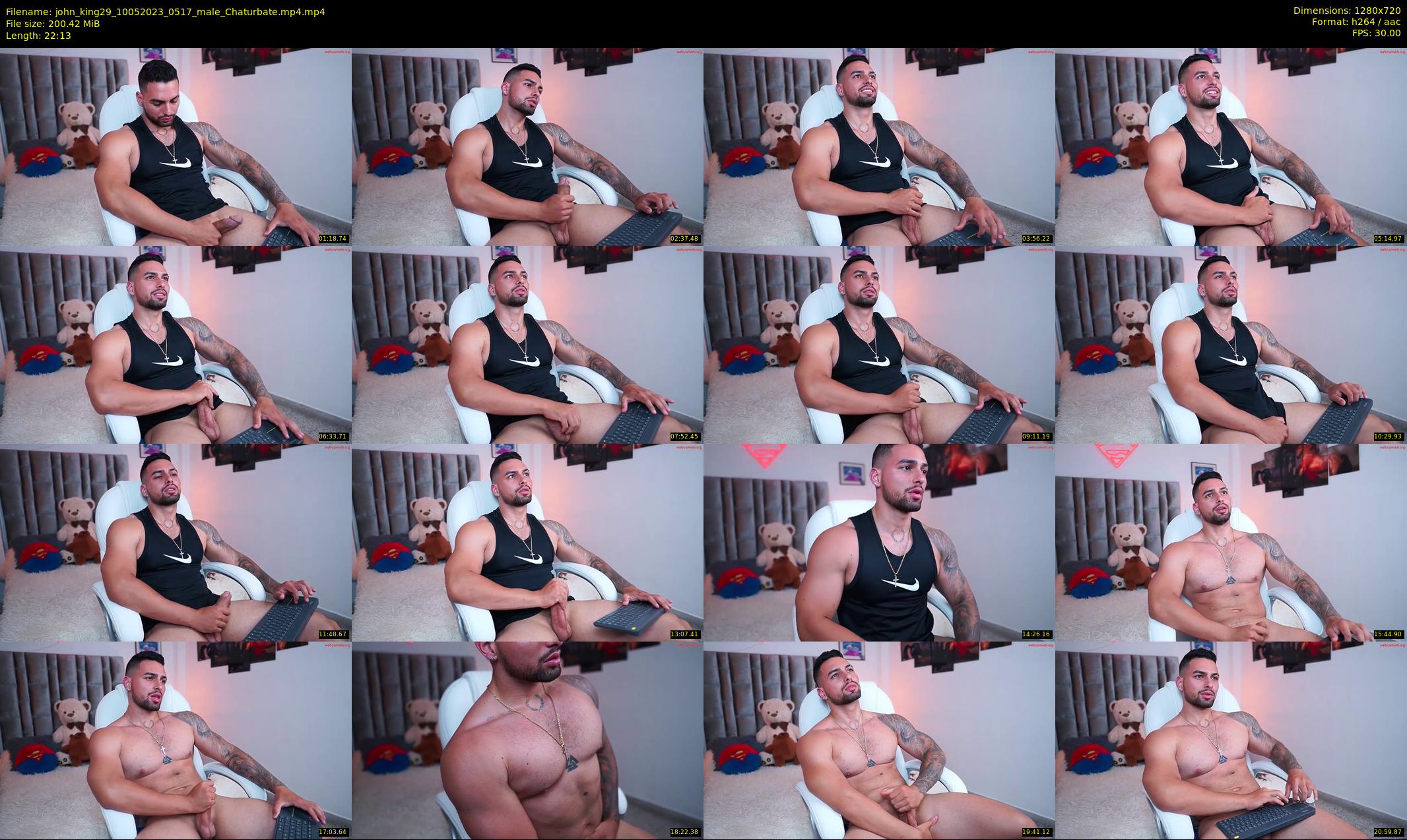 john_king29 — 23 minute Chaturbate male cam show recording, 720p, May 10, 2023