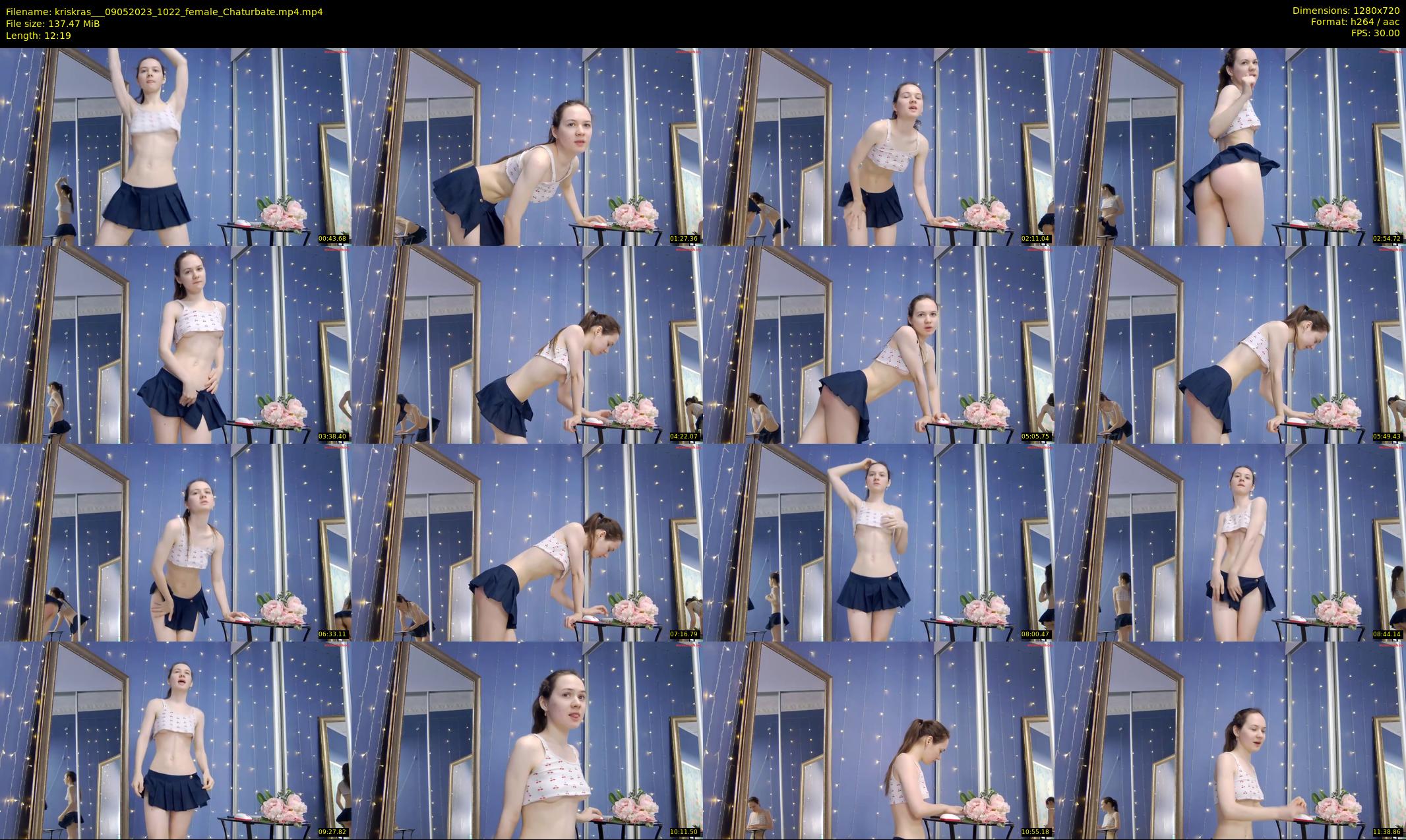 kriskras__ — 13 minute Chaturbate female cam show recording, 720p, May 9, 2023