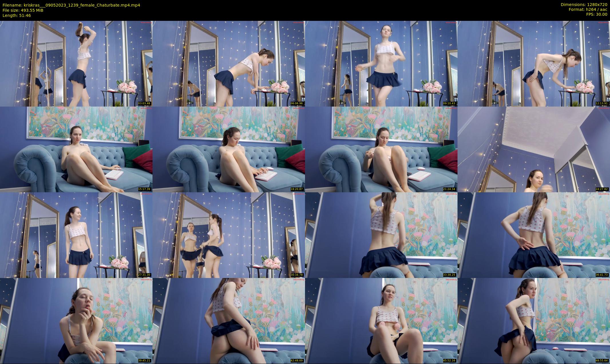 kriskras__ — 52 minute Chaturbate female cam show recording, 720p, May 9, 2023