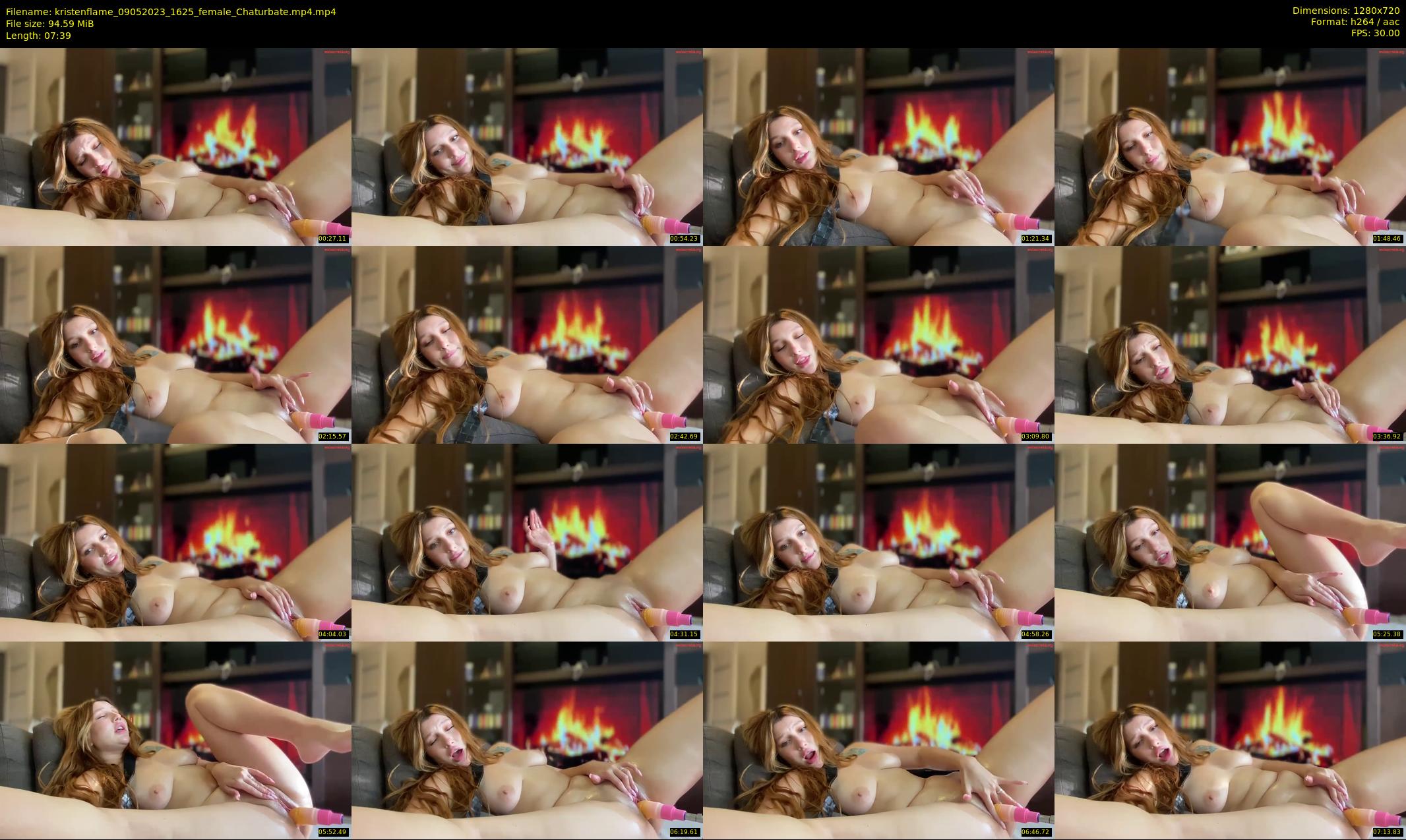 kristenflame — 8 minute Chaturbate couple cam show recording, 720p, May 9, 2023
